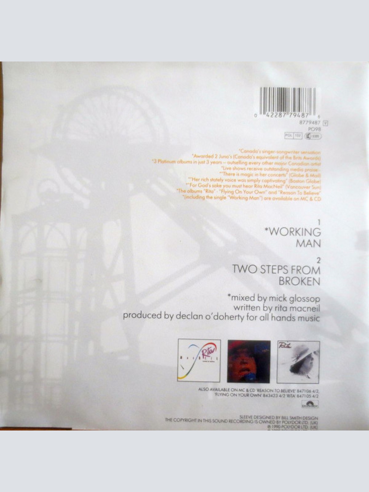Vinyl / Rita MacNeil - Working Man