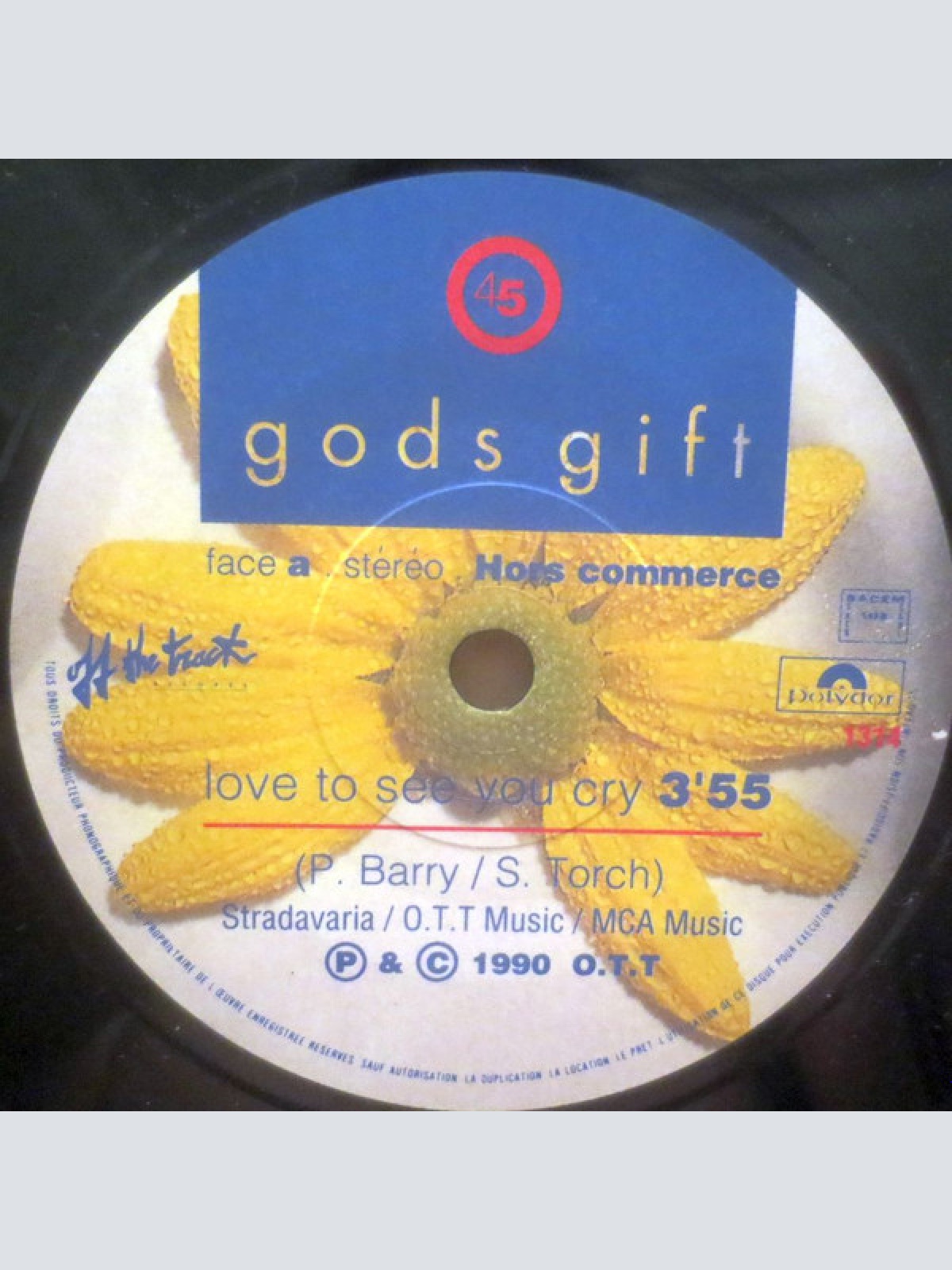 Vinyl / Gods Gift - Love To See You Cry