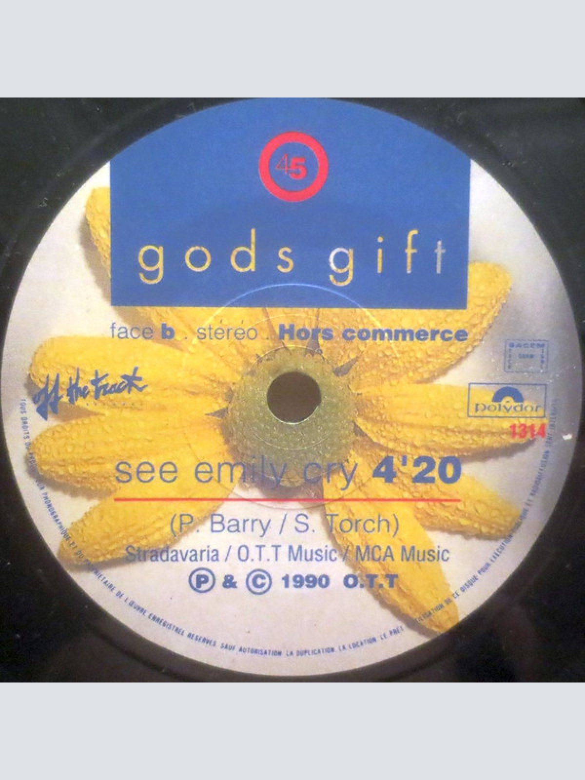 Vinyl / Gods Gift - Love To See You Cry