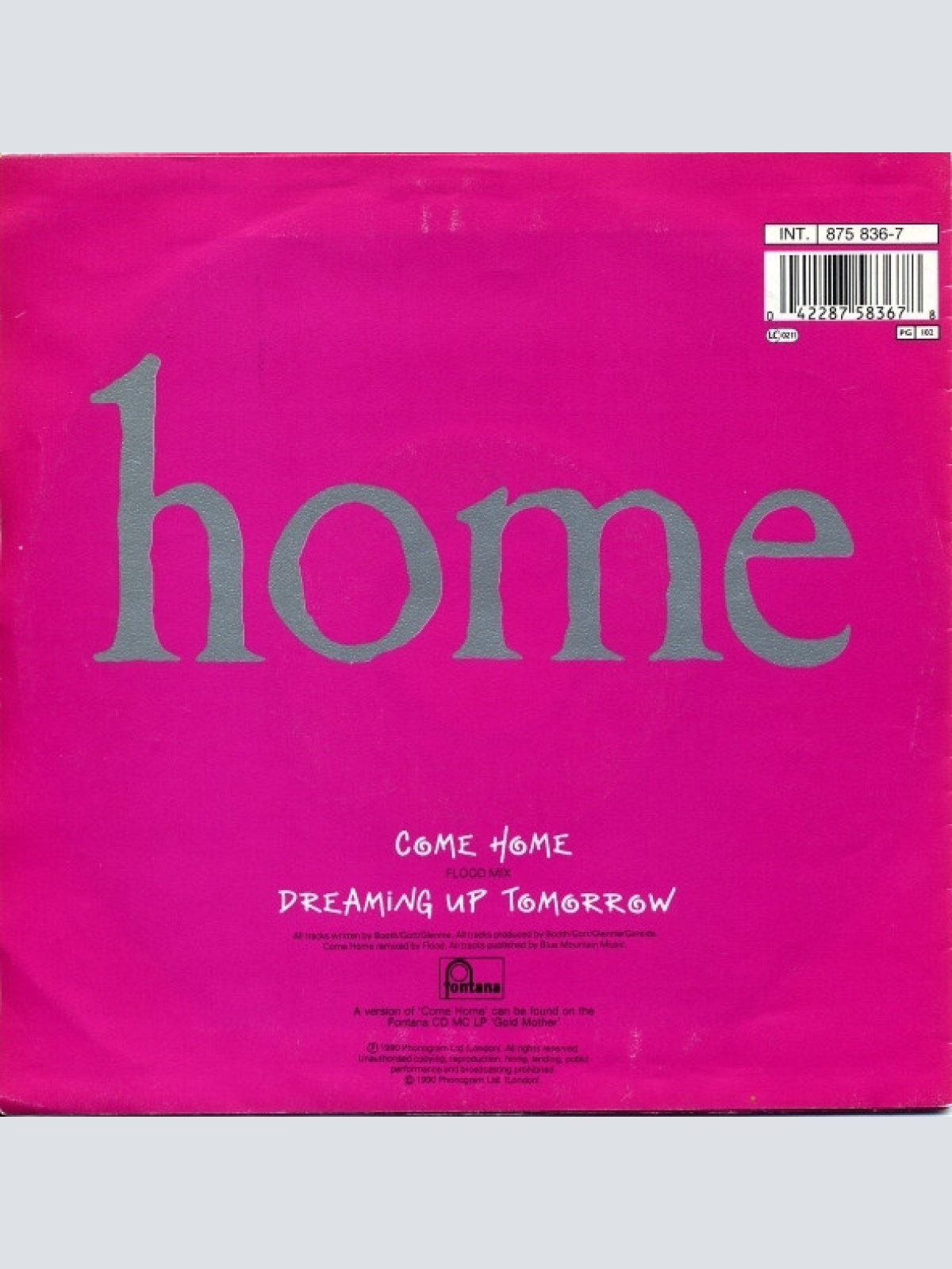 Vinyl / James - Come Home