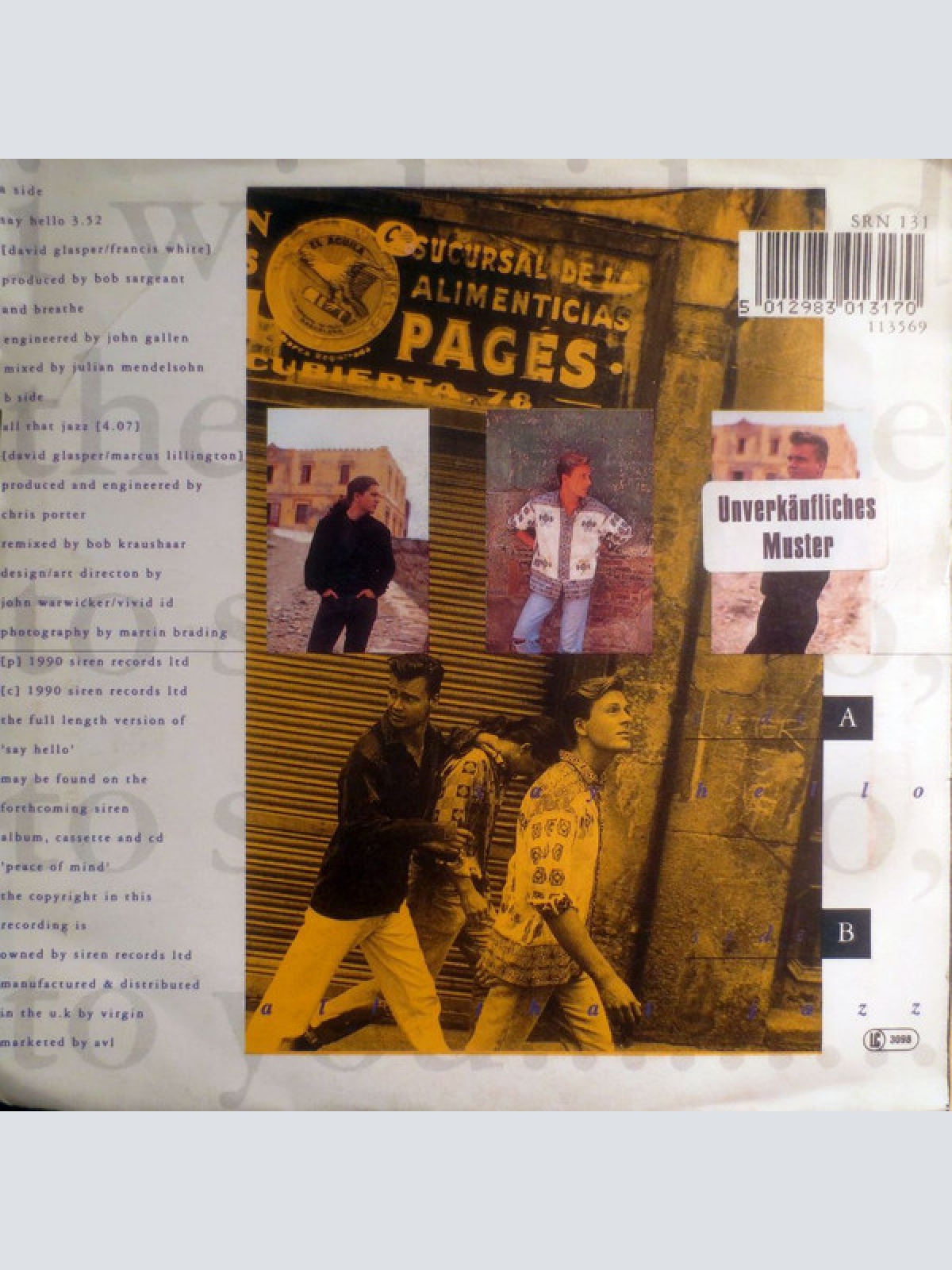 Vinyl / Breathe (3) - Say Hello