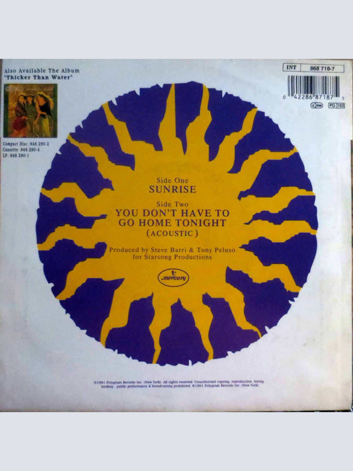 Vinyl / The Triplets (2) - Sunrise
