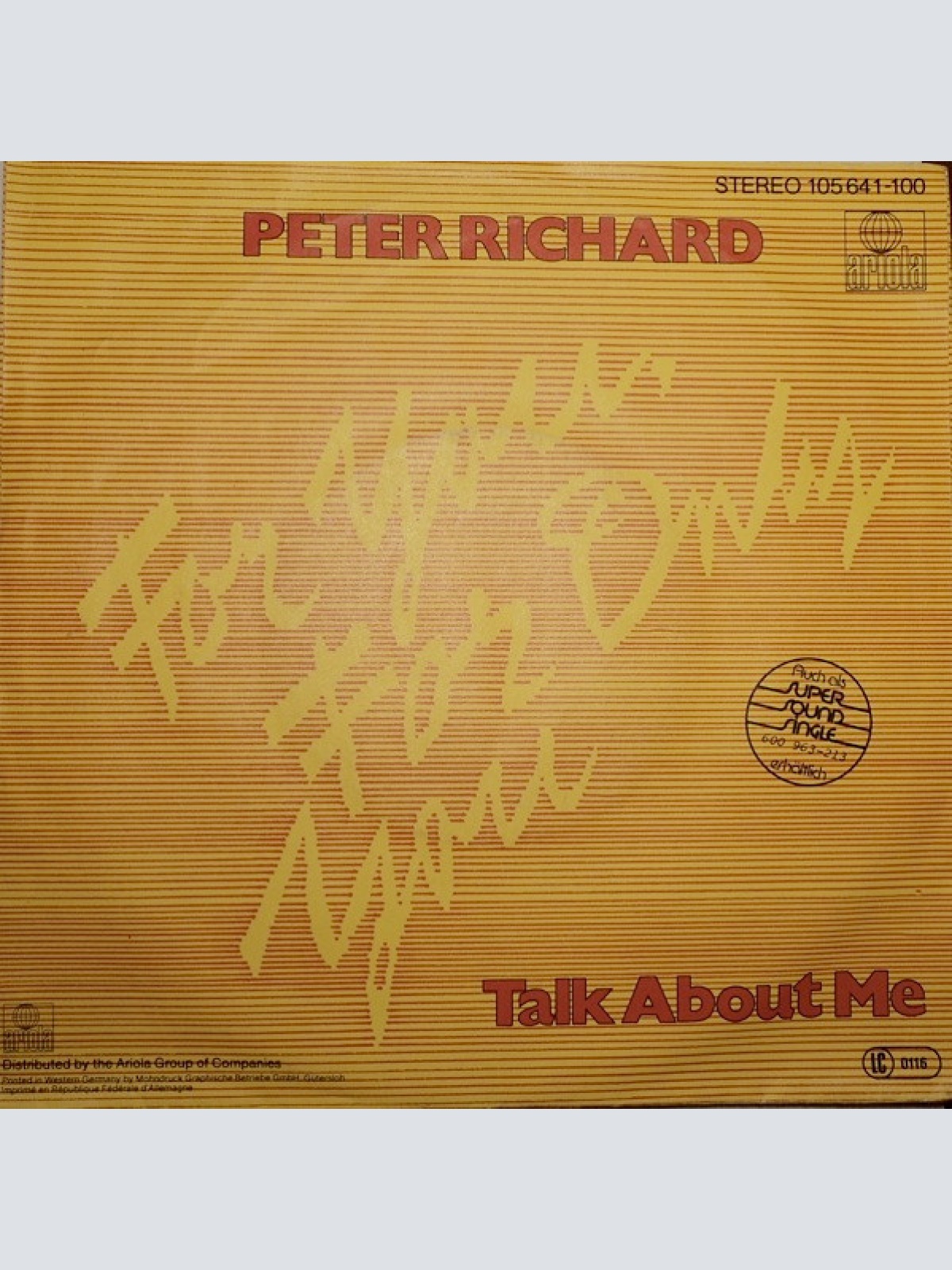 Vinyl / Peter Richard - For You, For Only You