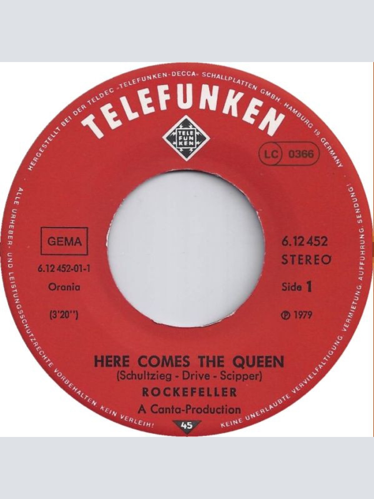 Vinyl / Rockefeller (2) - Here Comes The Queen