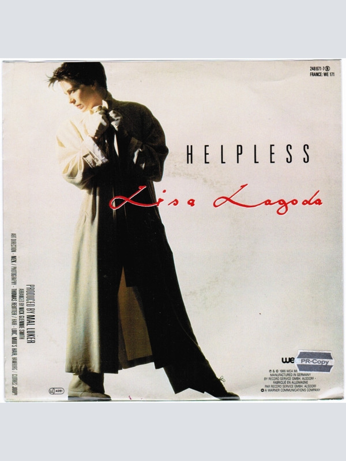 Vinyl / Lisa Lagoda - Helpless