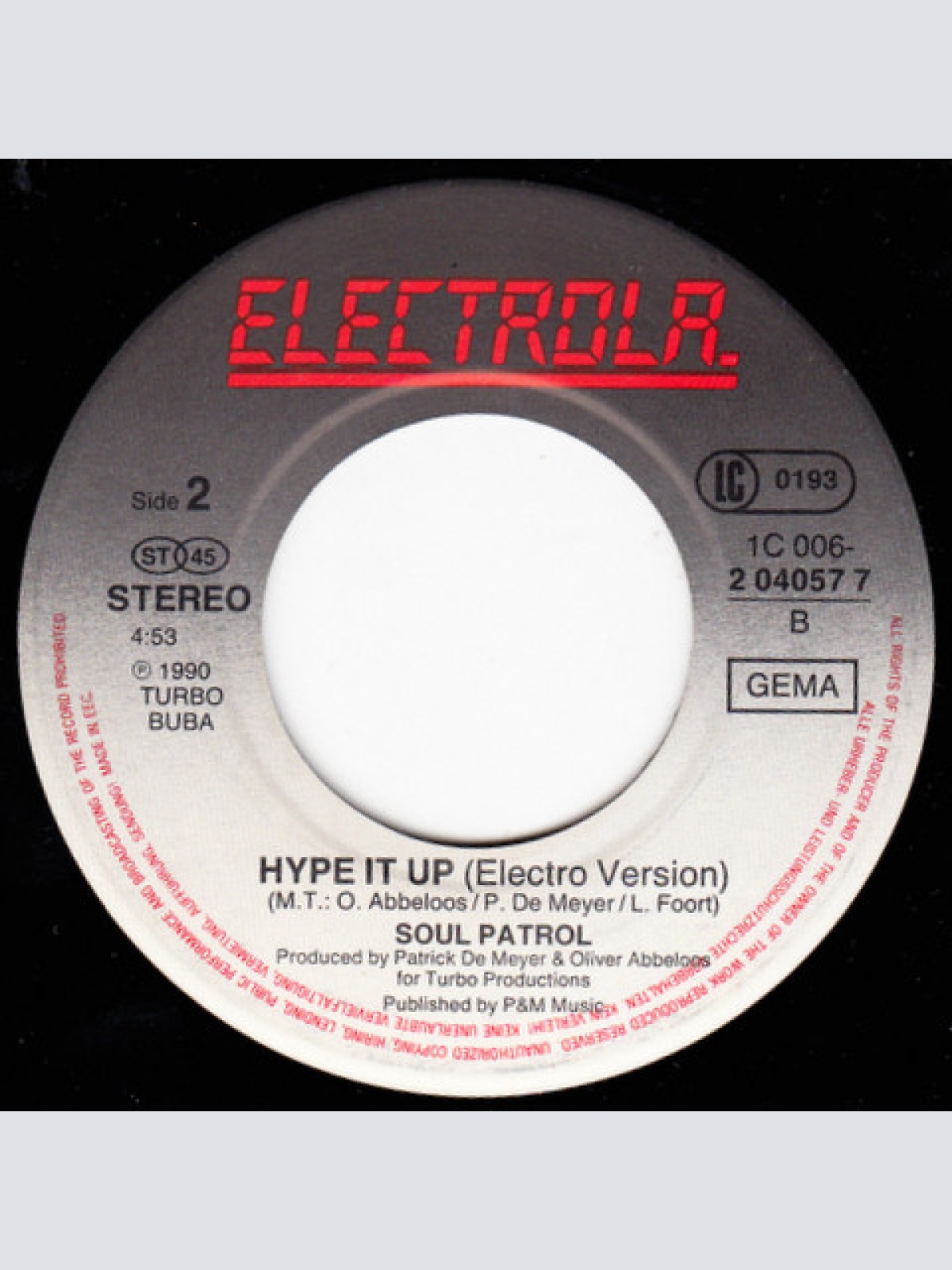 Vinyl / Soul Patrol - Hype It Up
