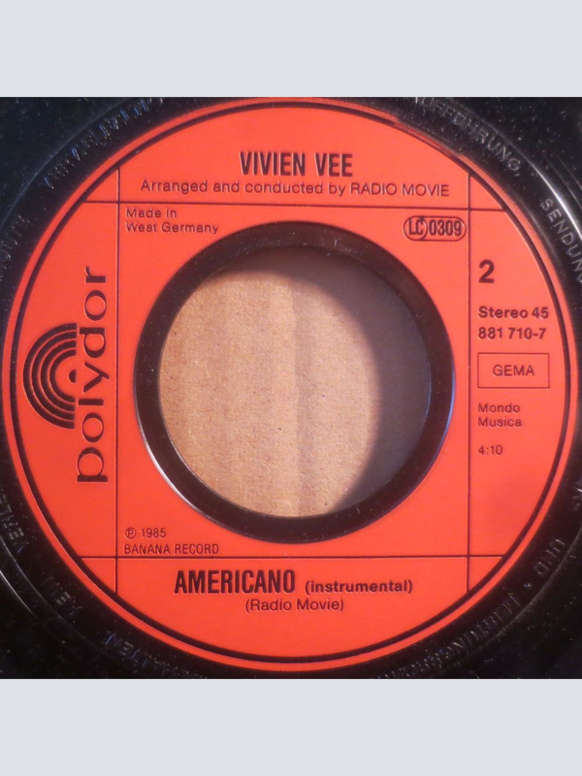 Vinyl / Vivien Vee - Americano
