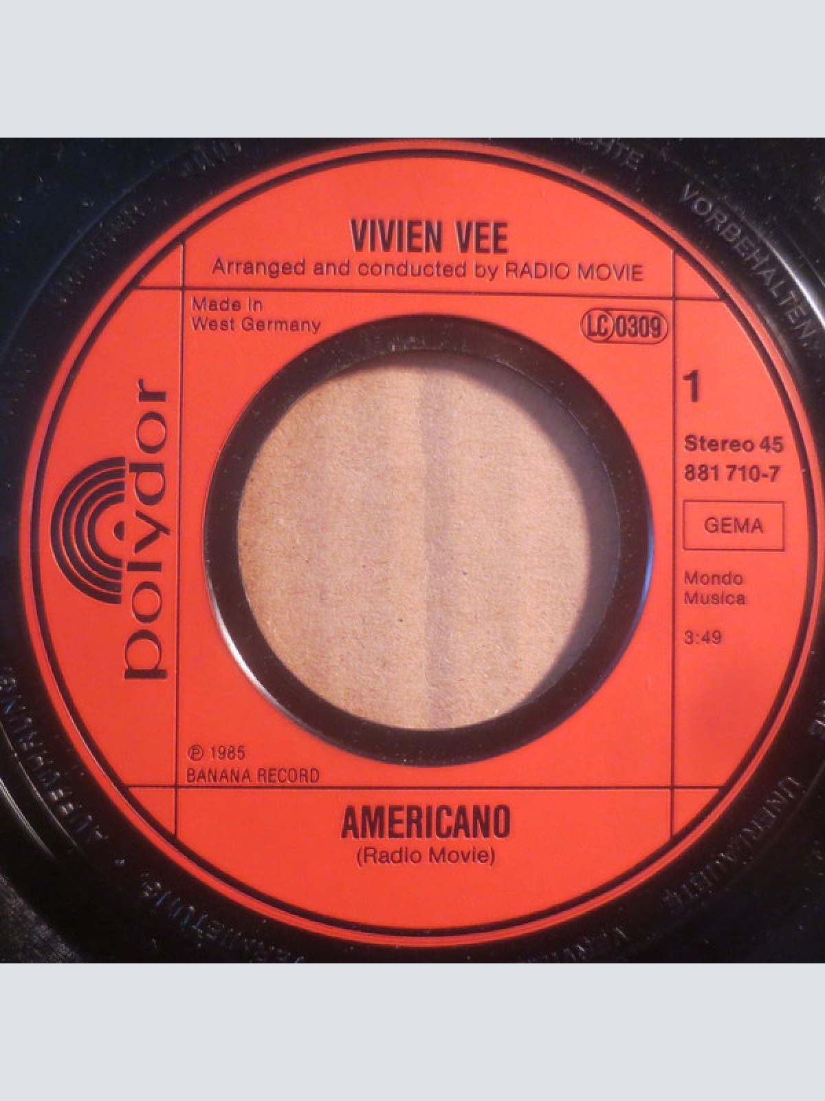 Vinyl / Vivien Vee - Americano