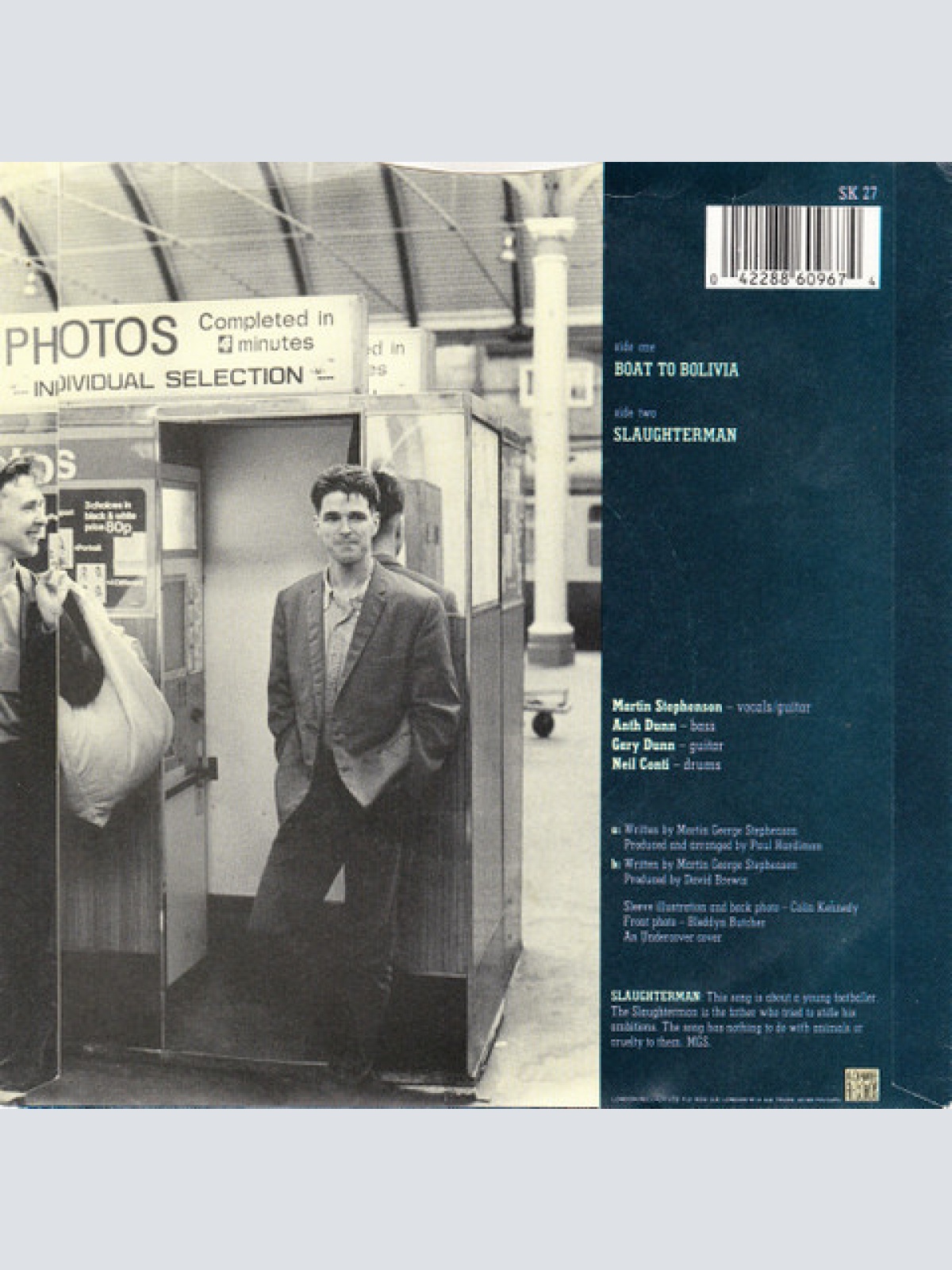 Vinyl / Martin Stephenson And The Daintees - Boat To Bolivia