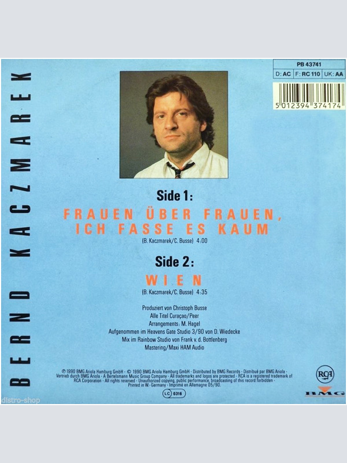 Vinyl / Bernd Kaczmarek - Frauen Über Frauen, Ich Fasse Es Kaum / Wien