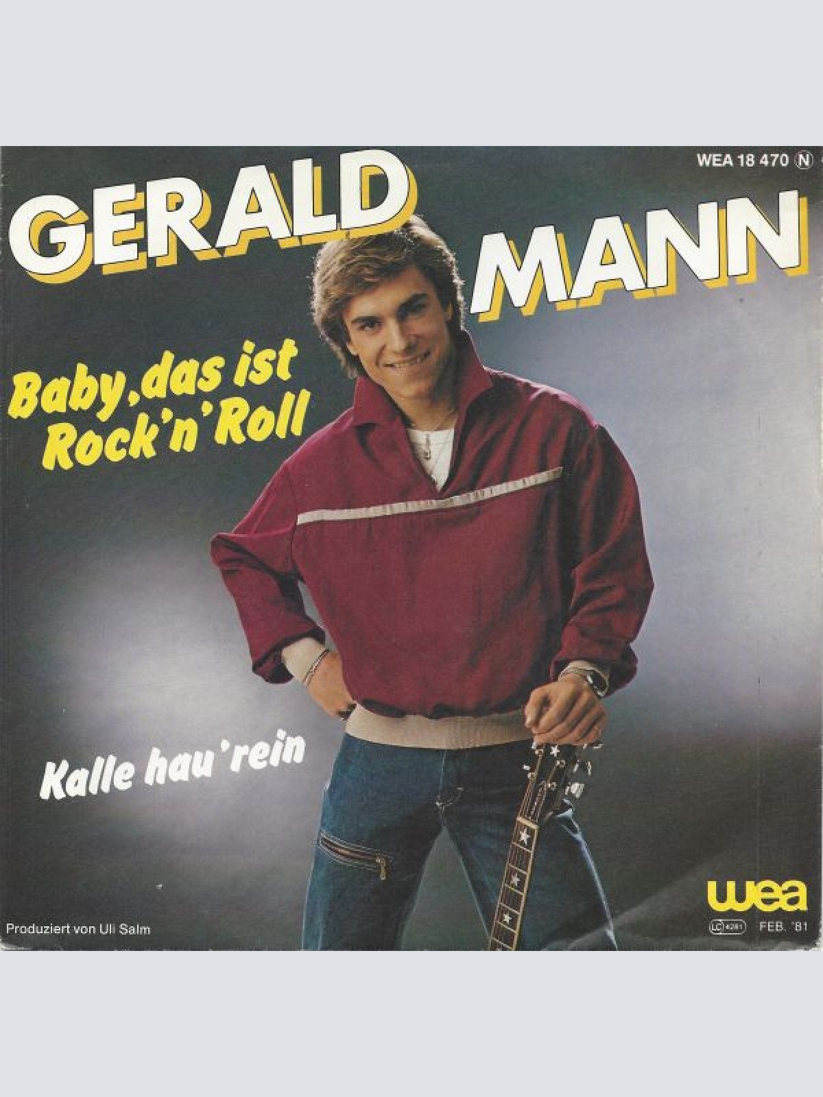 Vinyl / Gerald Mann - Baby, Das Ist Rock 'N' Roll