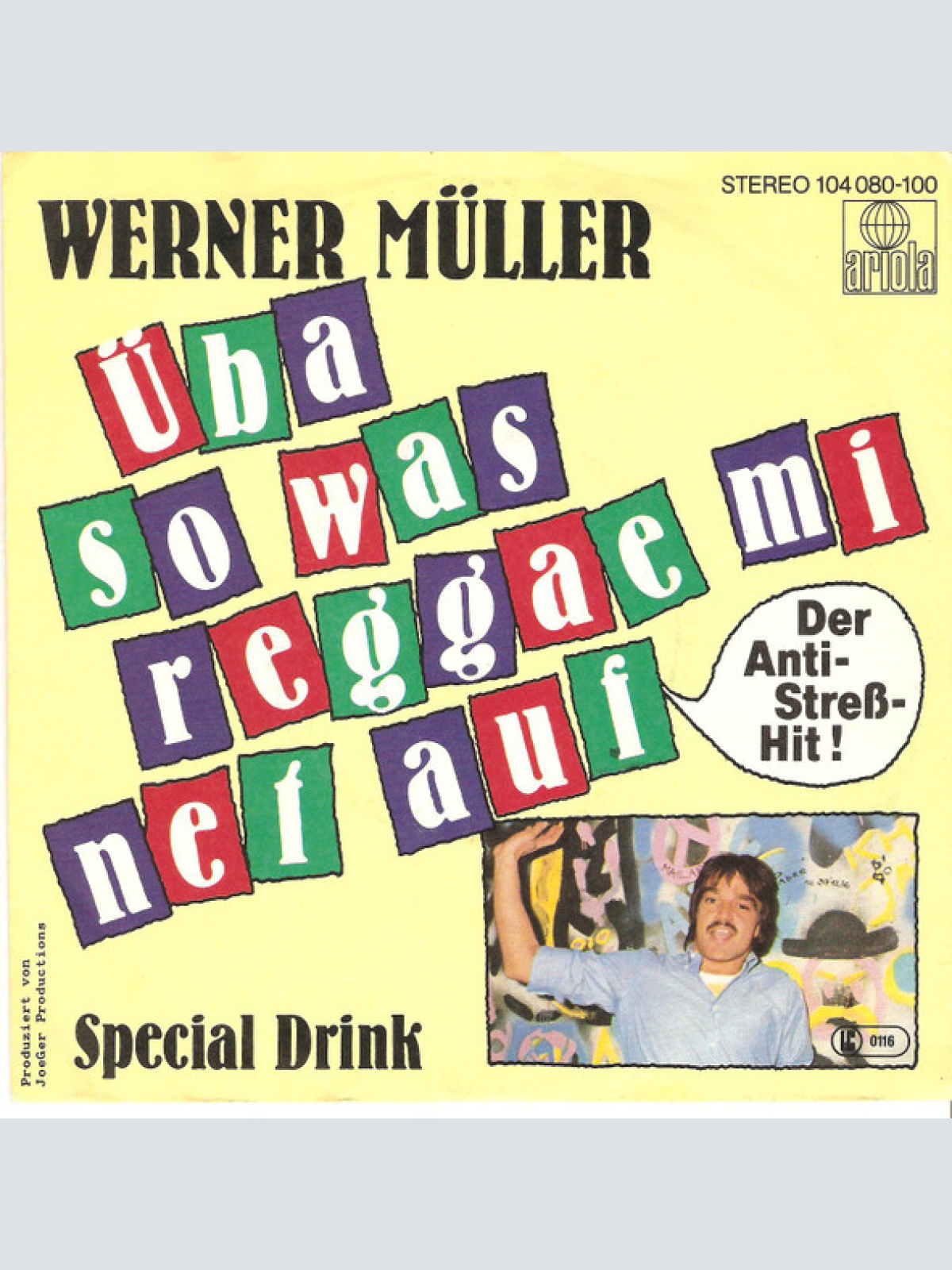 Vinyl / Werner Müller (2) - Üba Sowas Reggae Mi Net Auf