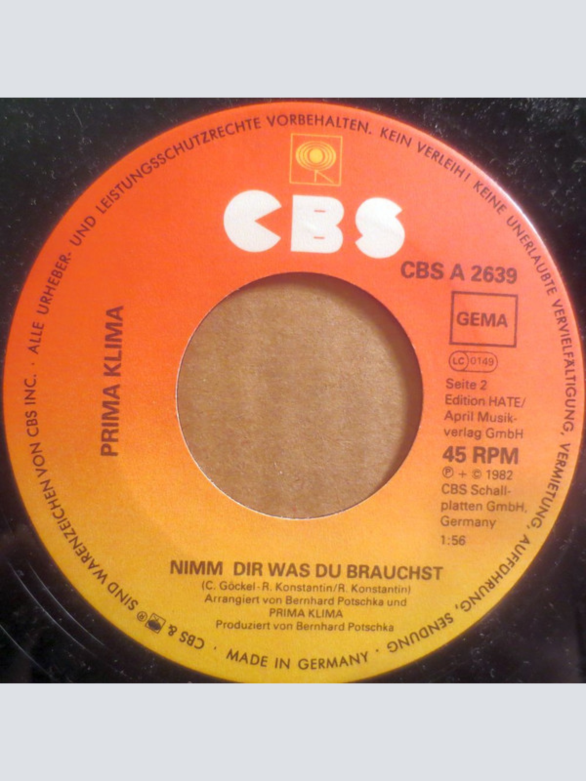 Vinyl / Prima Klima - Gewühl Im Gefühl