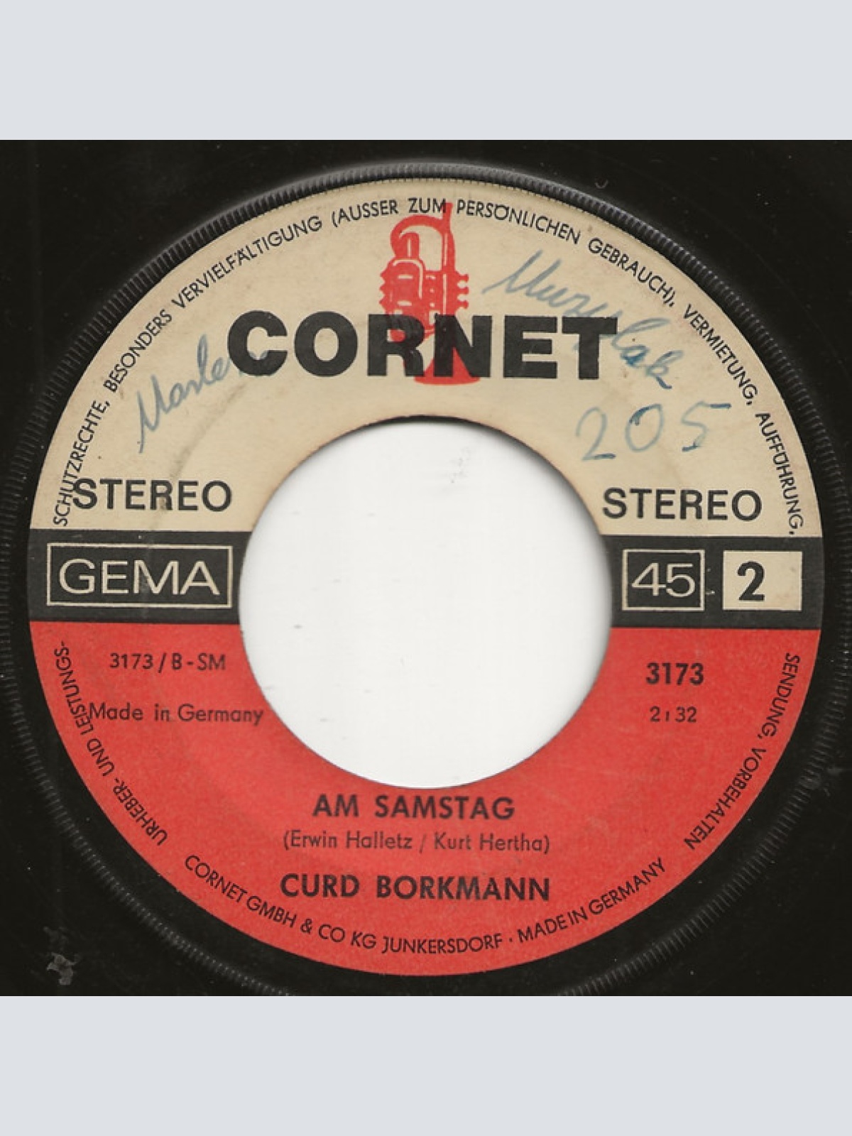 Vinyl / Curd Borkmann - Meine Schöne Helena