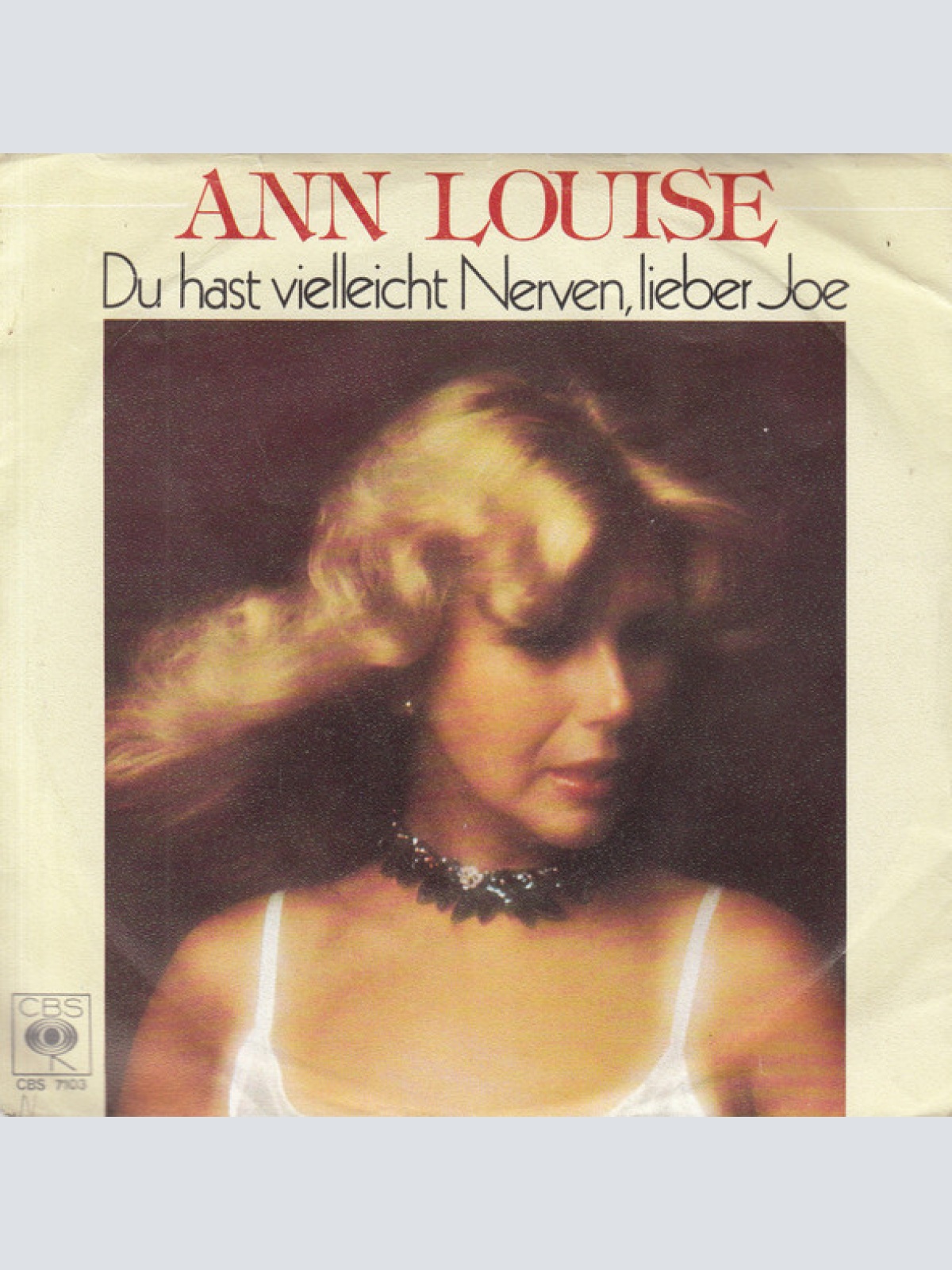 Vinyl / Ann Louise* - Du Hast Vielleicht Nerven, Lieber Joe