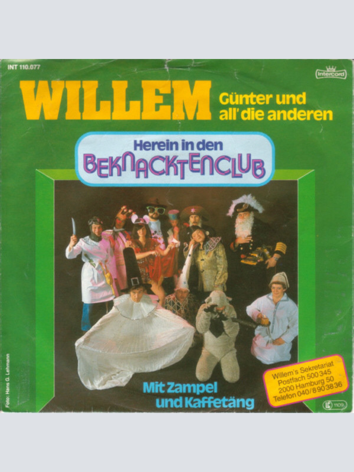 Vinyl / Willem (2), Günter* Und All' Die Anderen - Herein In Den Beknacktenclub