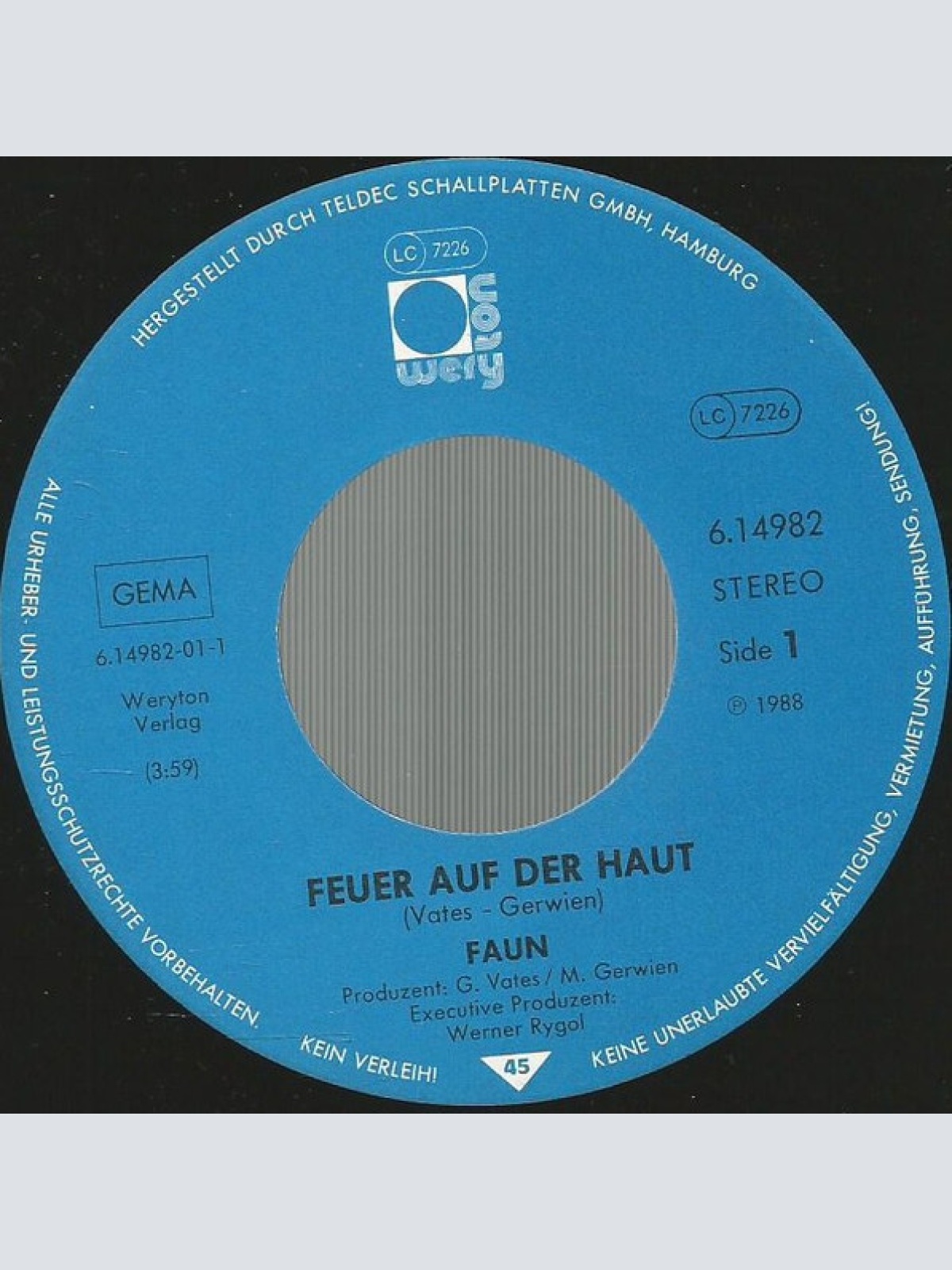 Vinyl / Faun (16) - Feuer Auf Der Haut
