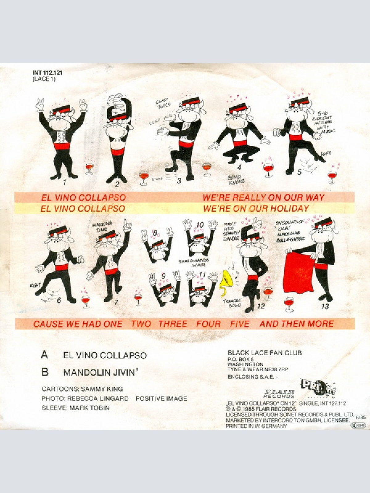 Vinyl / Black Lace - El Vino Collapso