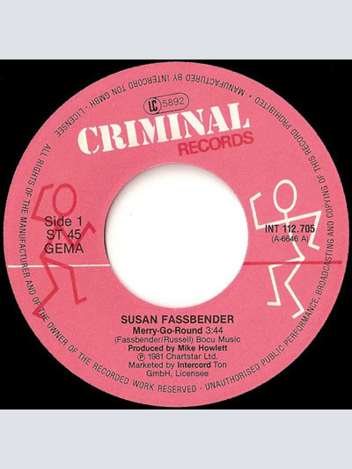 Vinyl / Susan Fassbender - Merry-Go-Round