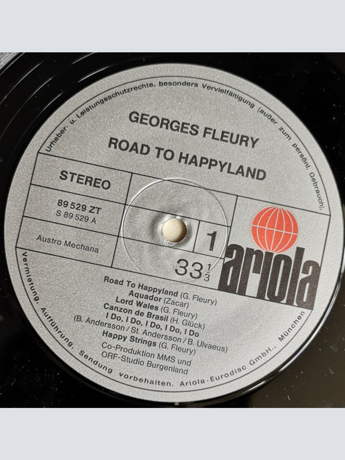 Vinyl / Georges Fleury* - Road To Happyland