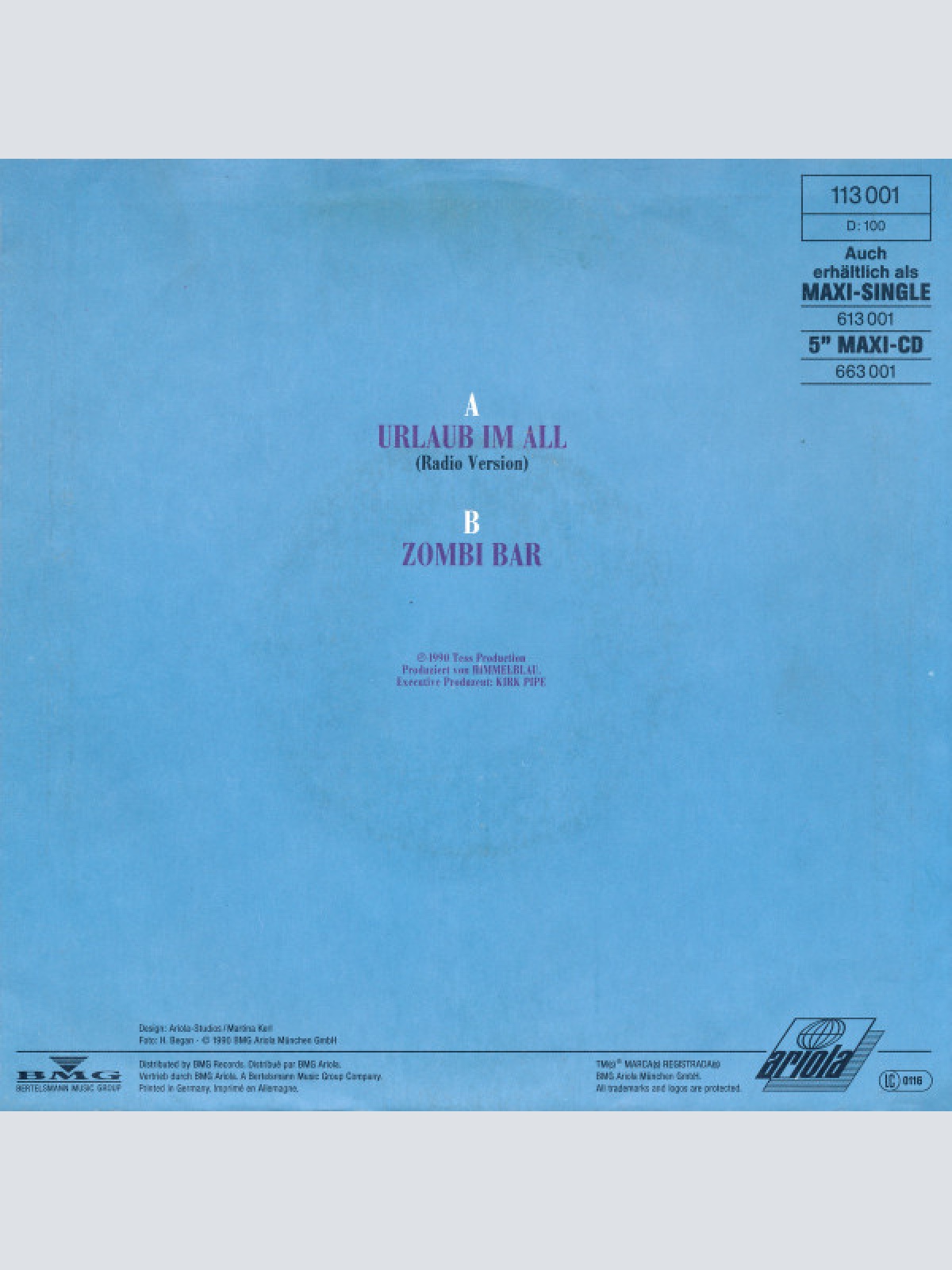 Vinyl / Himmelblau - Urlaub Im All