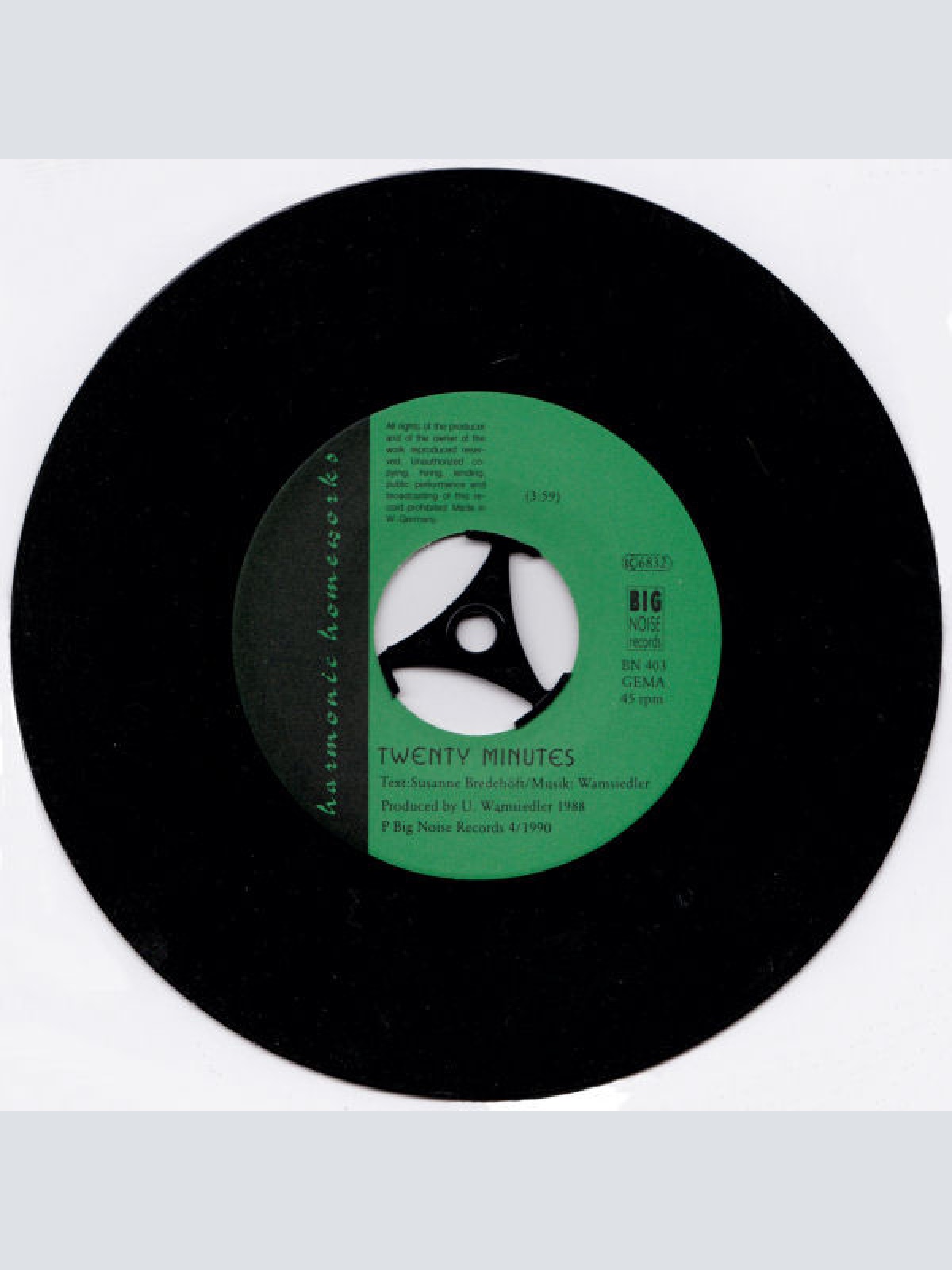 Vinyl / Harmonic Homeworks - Twenty Minutes