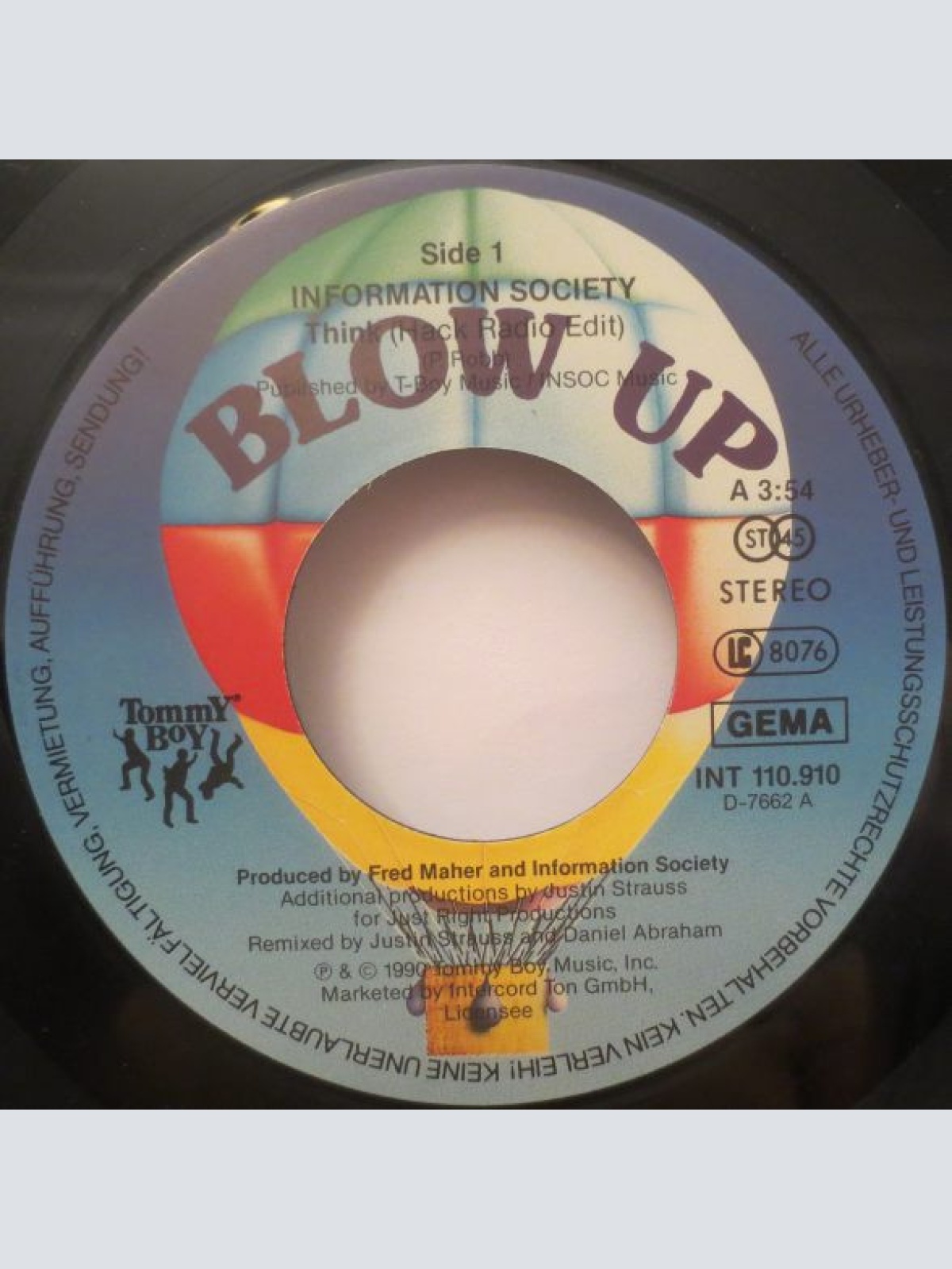 Vinyl / Information Society - Think