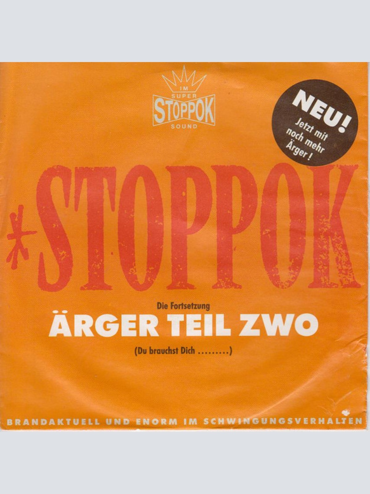 Vinyl / Stoppok - Ärger Teil Zwo