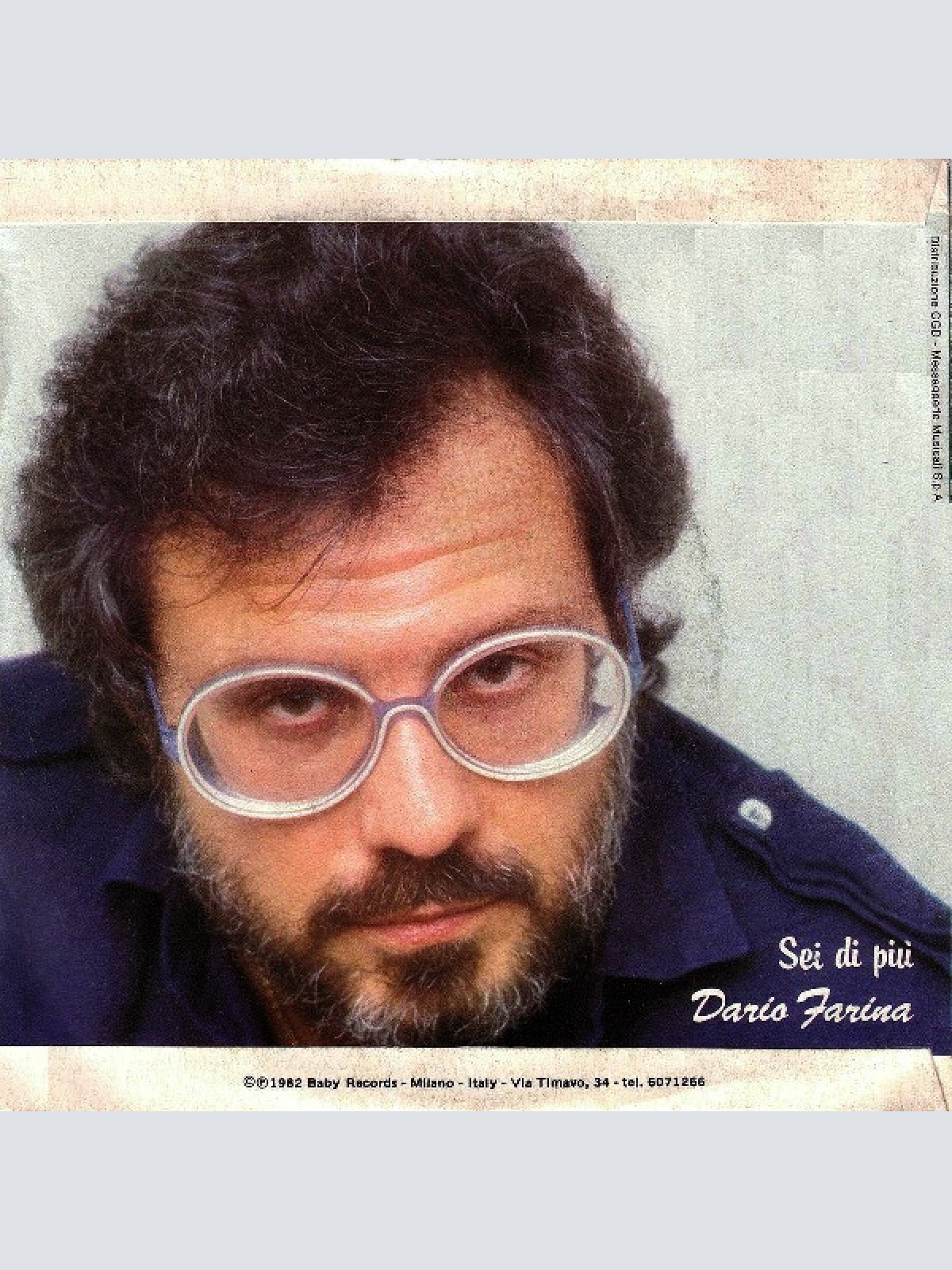 Vinyl / Dario Farina - Sei La Sola Che Amo