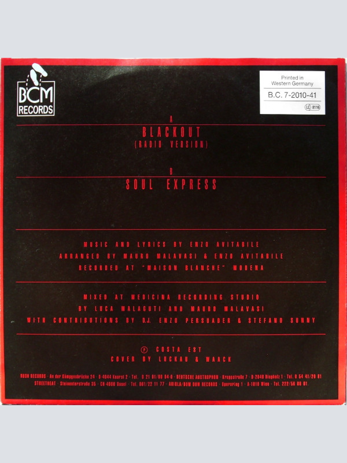 Vinyl / Enzo Avitabile - Black Out