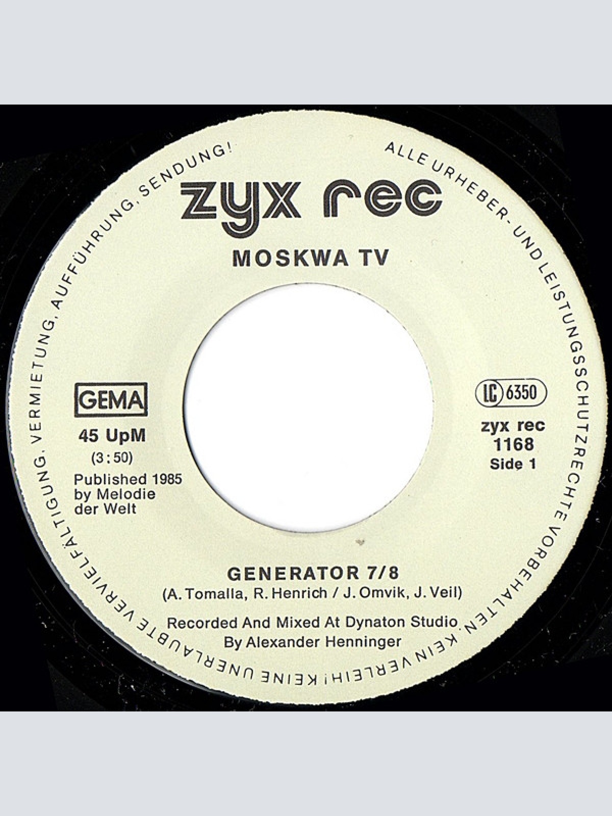 Vinyl / Moskwa TV - Generator 7/8