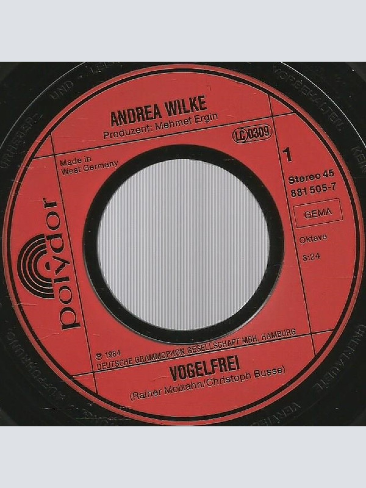 Vinyl / Andrea Wilke - Vogelfrei