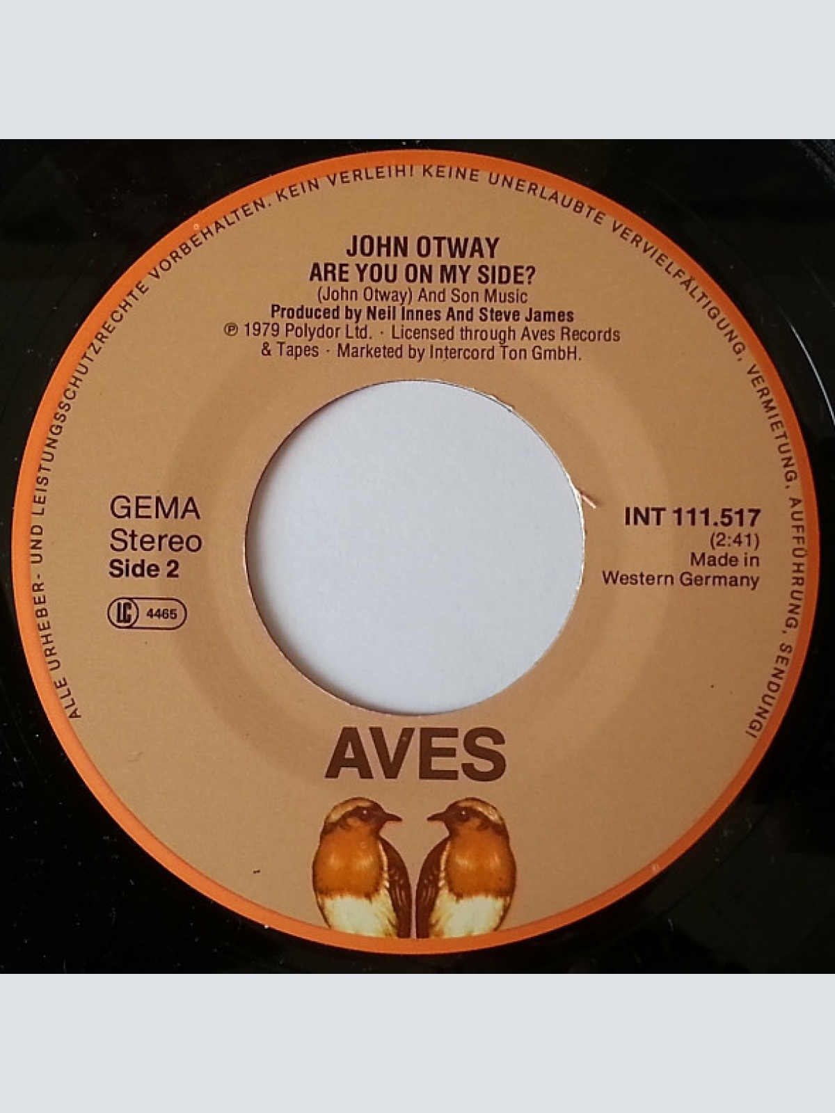 Vinyl / John Otway - Frightened And Scared