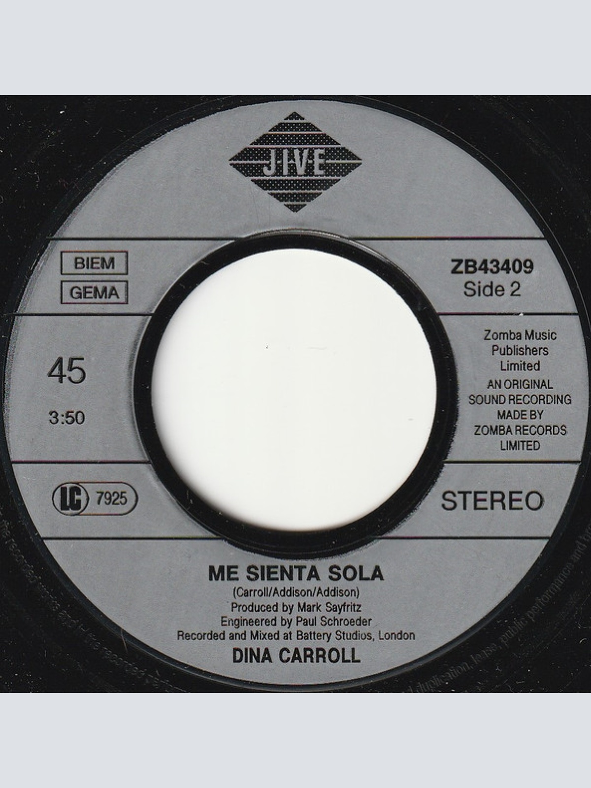 Vinyl / Dina Carroll - Walk On By