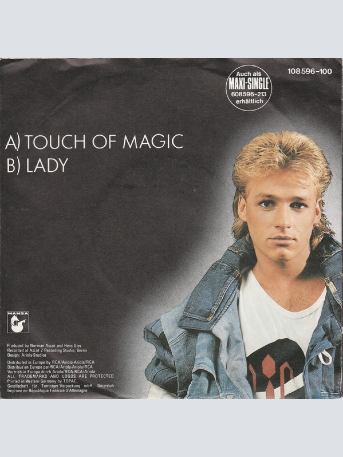 Vinyl / Kenny Masters - Touch Of Magic
