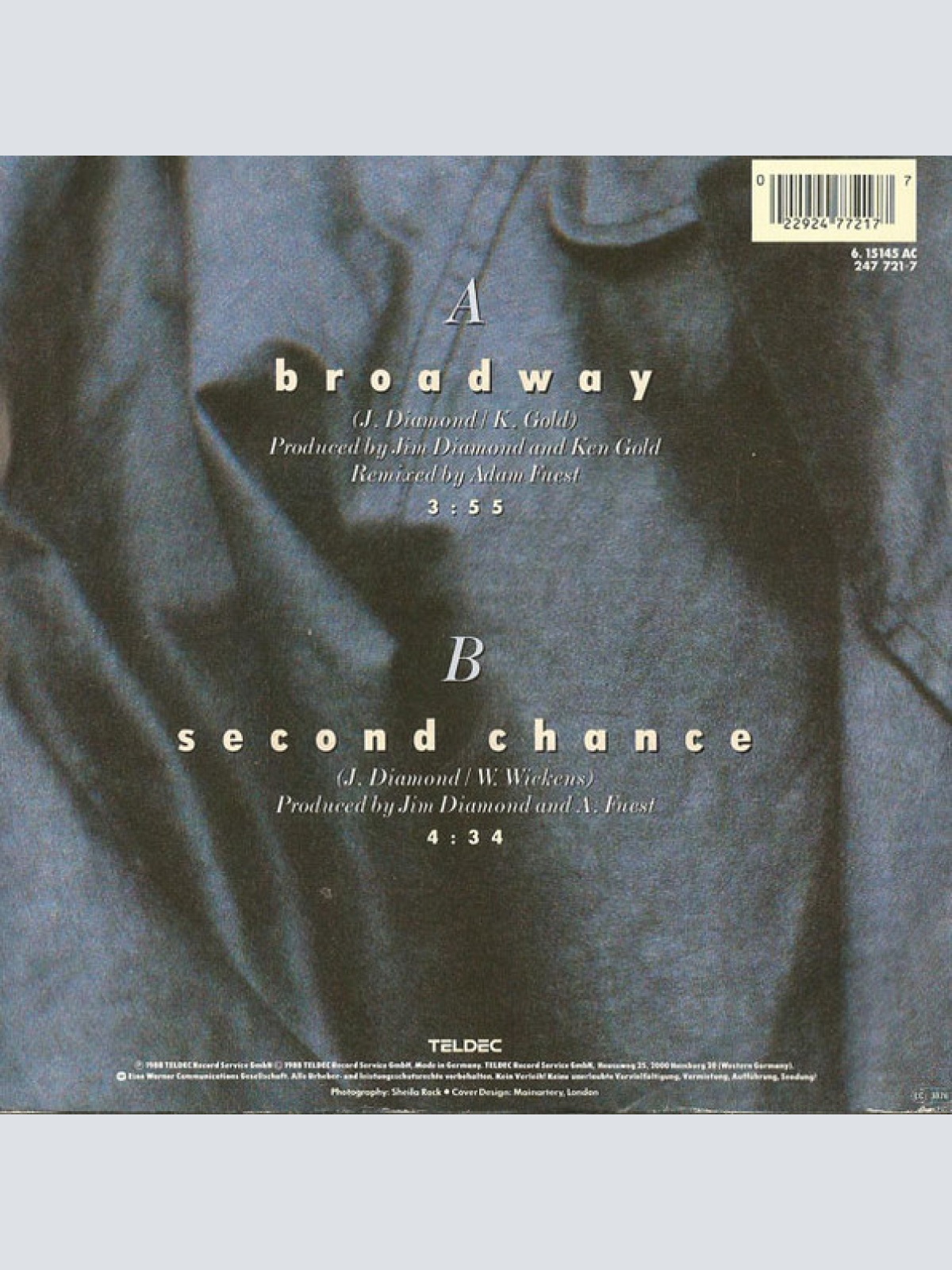 Vinyl / Jim Diamond - Broadway