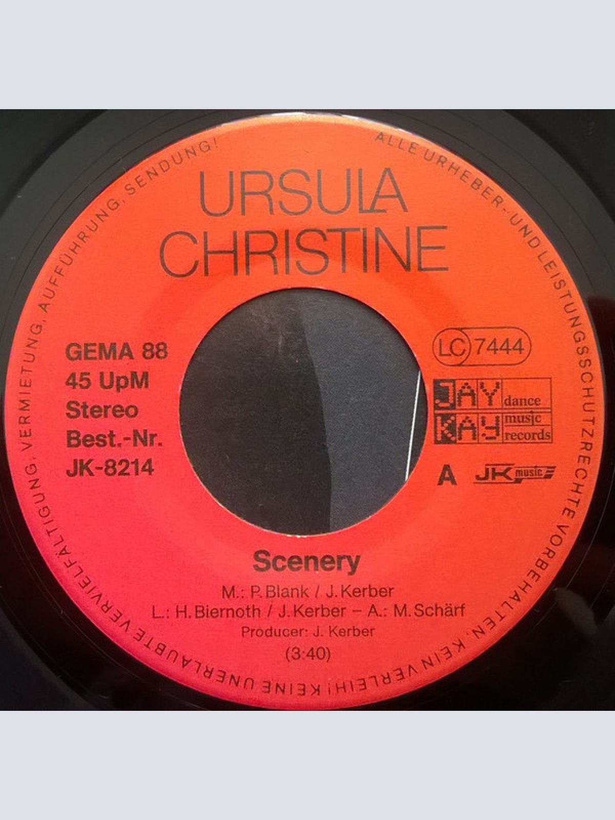 Vinyl / Ursula Christine - Scenery