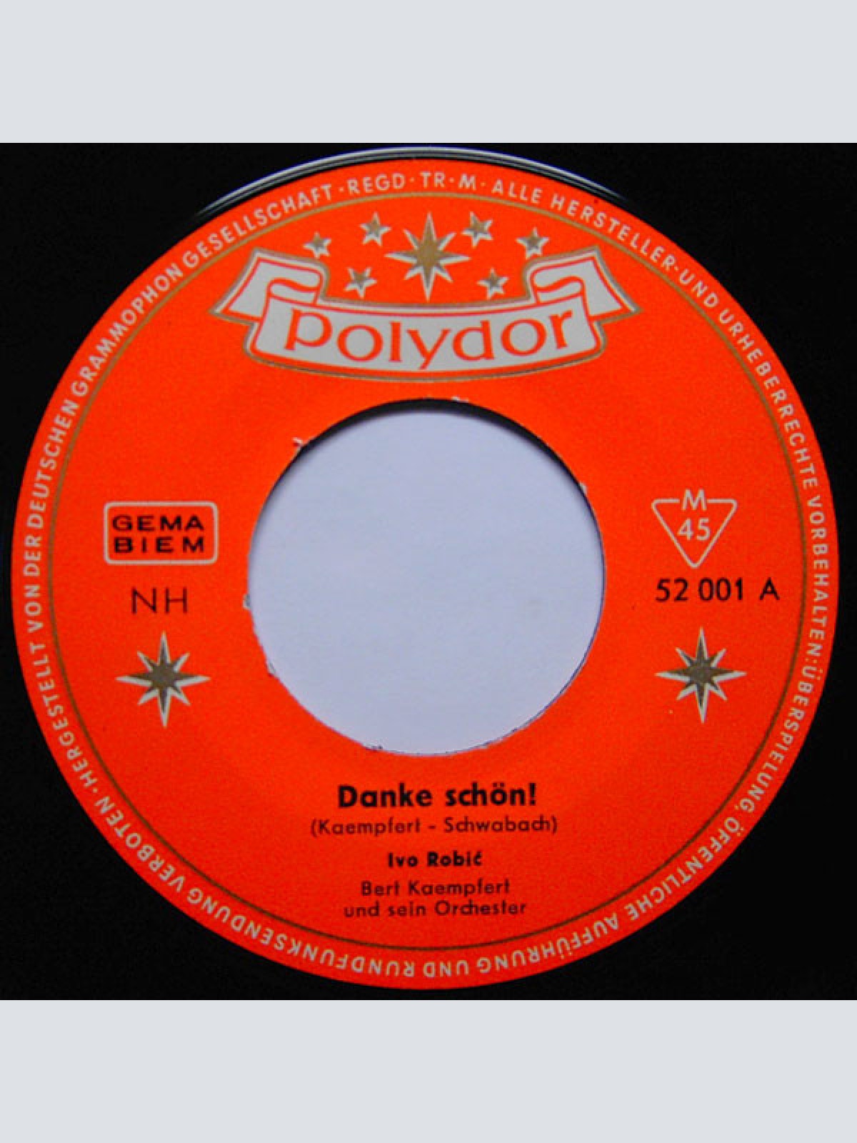 Vinyl / Ivo Robić - Danke Schön! / Geh' Doch Nicht Vorbei
