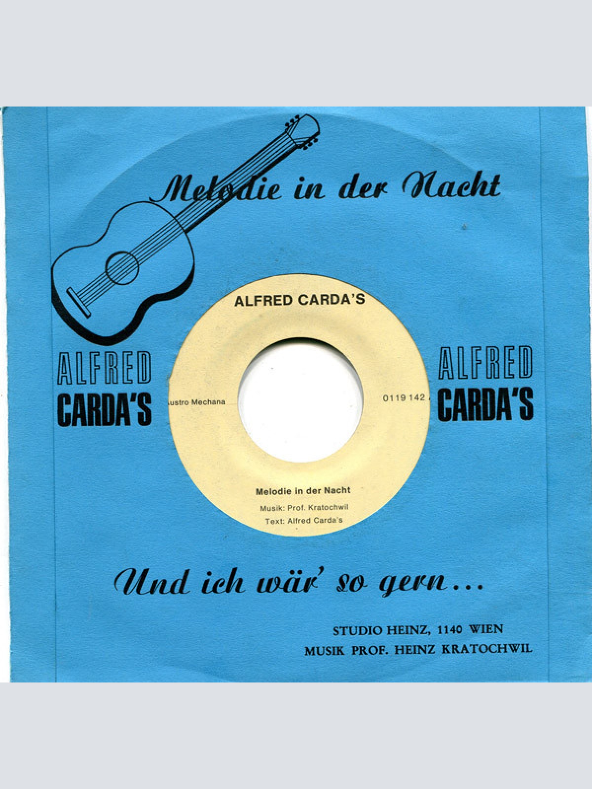 Vinyl / Alfred Carda's - Melodie In Der Nacht / Und Ich Wär So Gern...