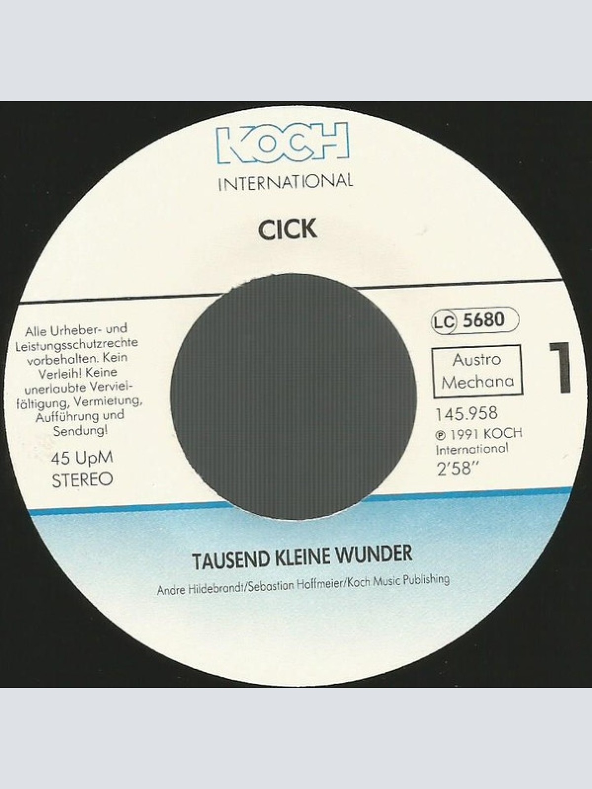 Vinyl / Cick!* - Tausend Kleine Wunder