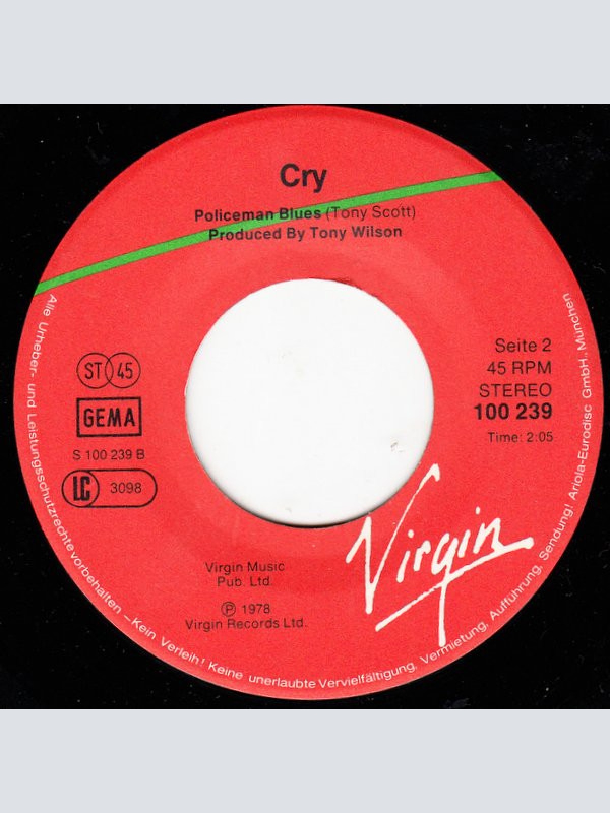 Vinyl / Cry (3) - Sympathy