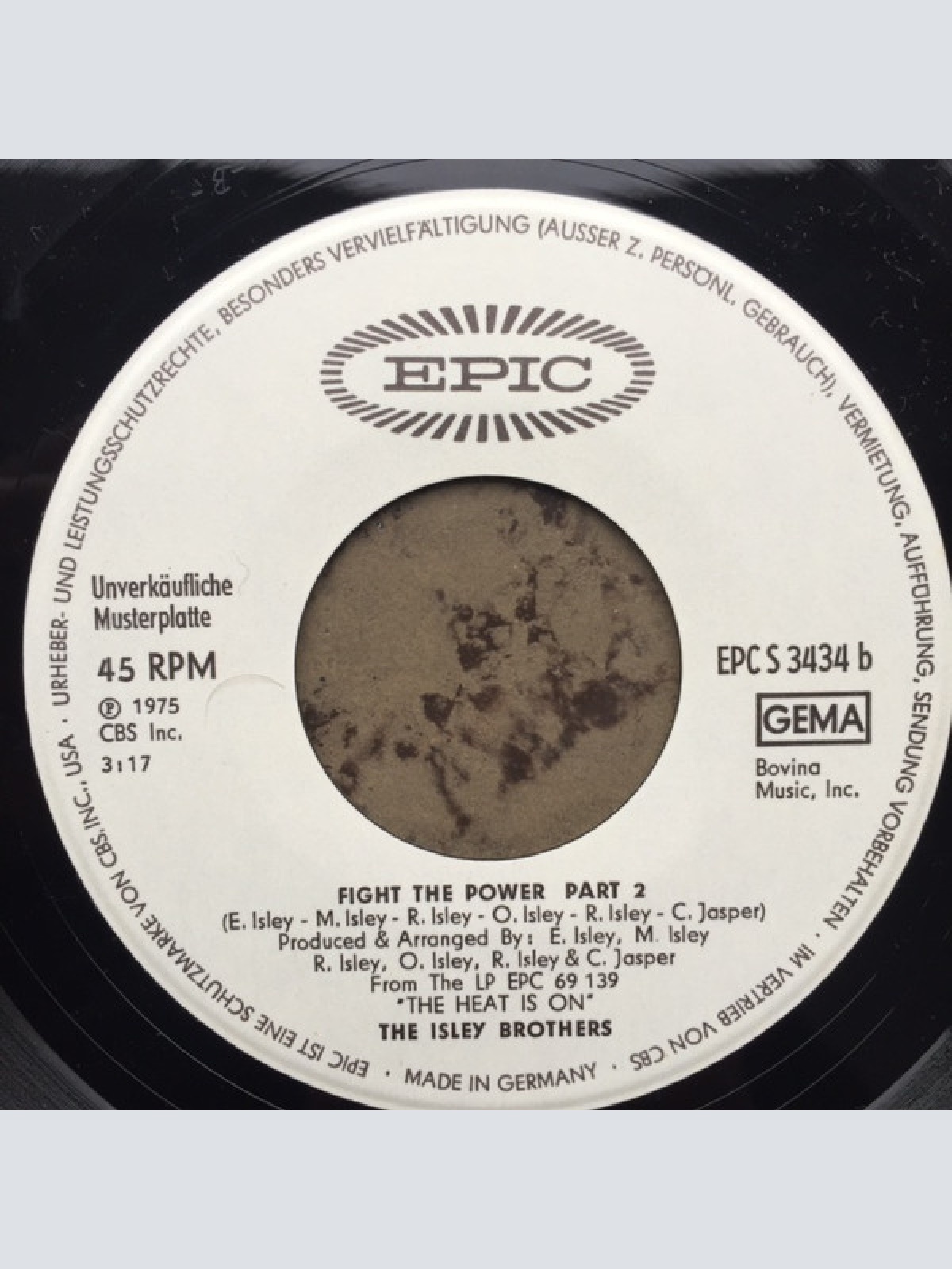 Vinyl / The Isley Brothers - Fight The Power Part 1/ Fight The Power Part 2