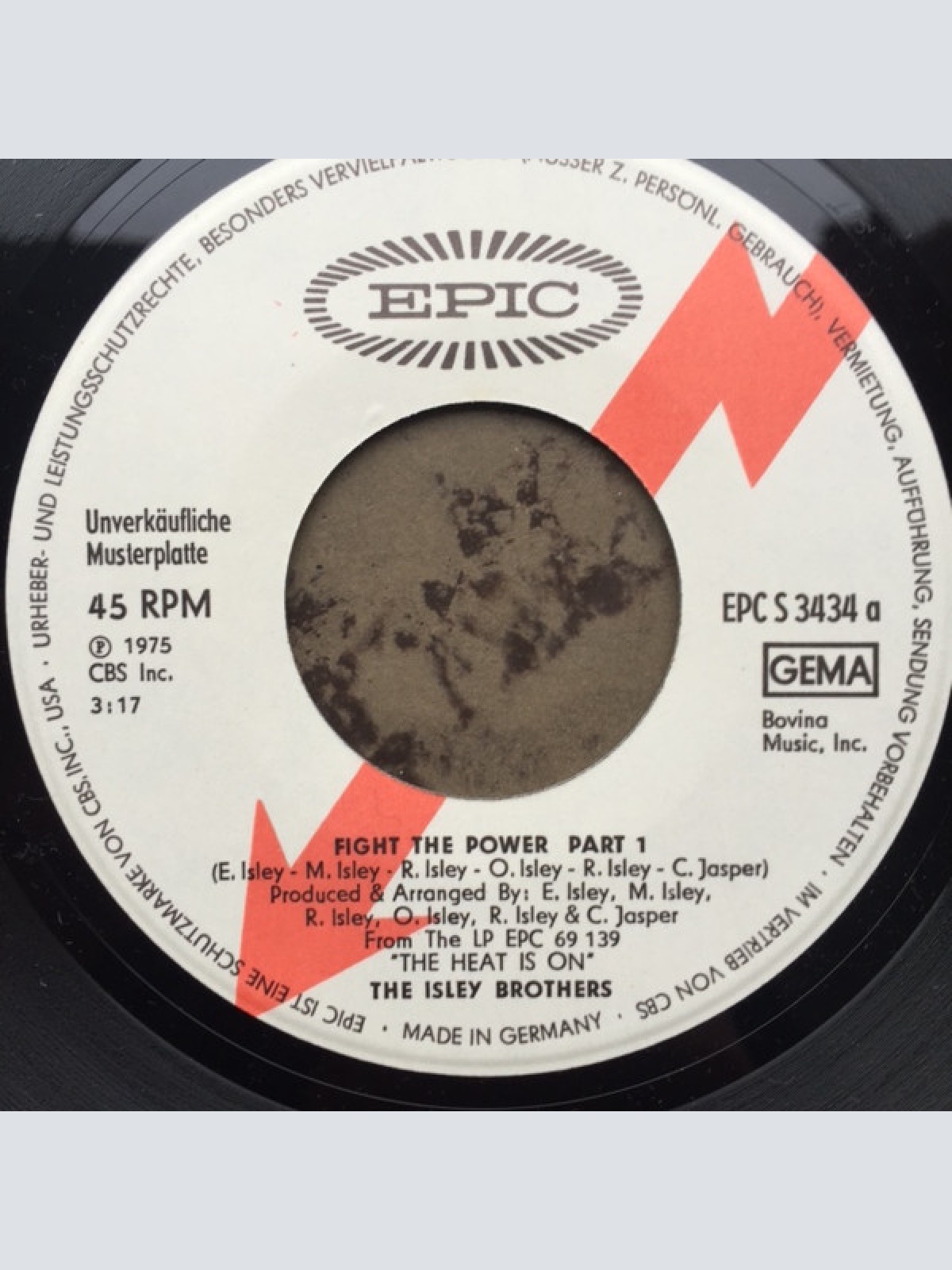 Vinyl / The Isley Brothers - Fight The Power Part 1/ Fight The Power Part 2