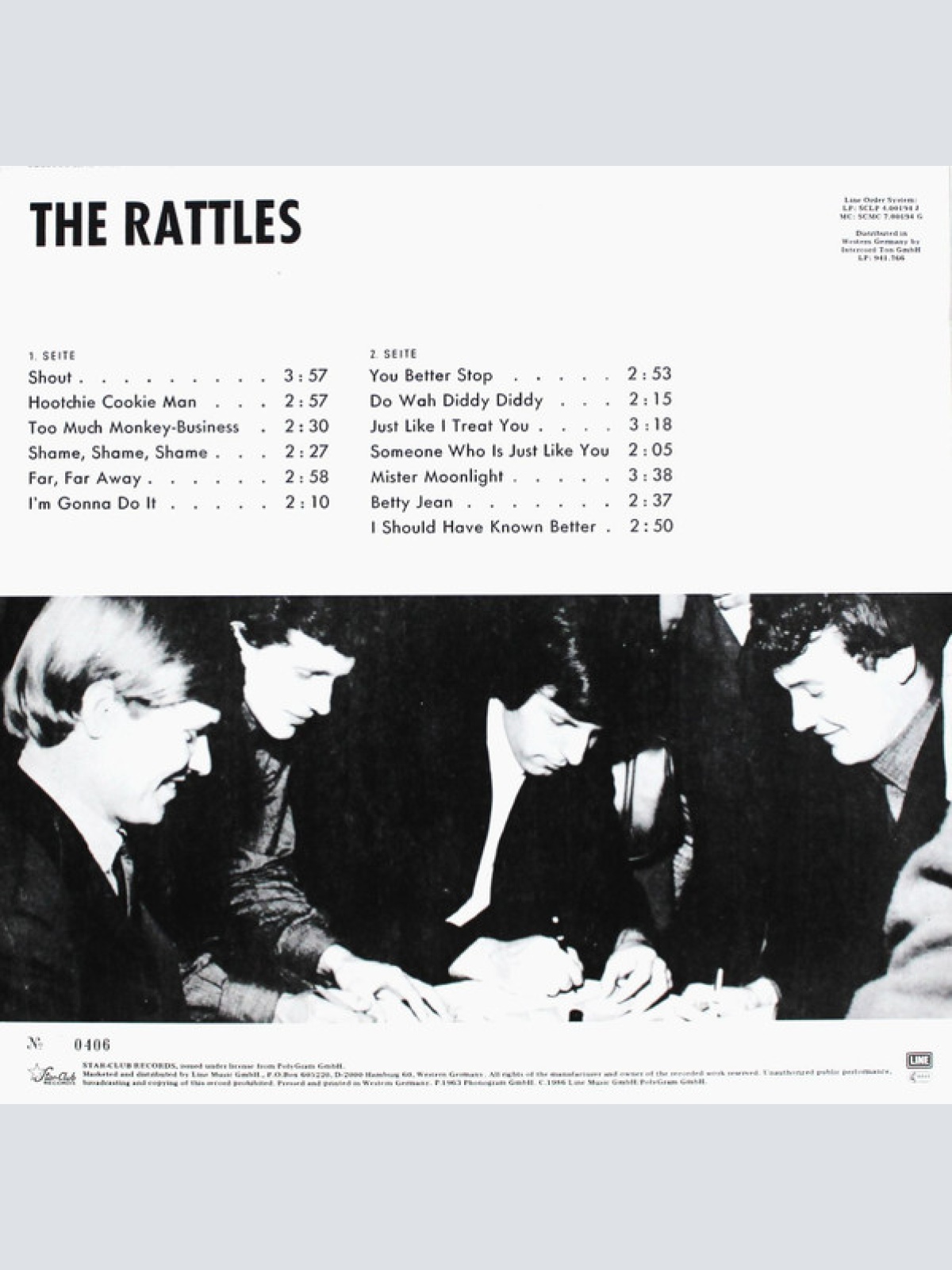 Vinyl / The Rattles - Star-Club Show 1