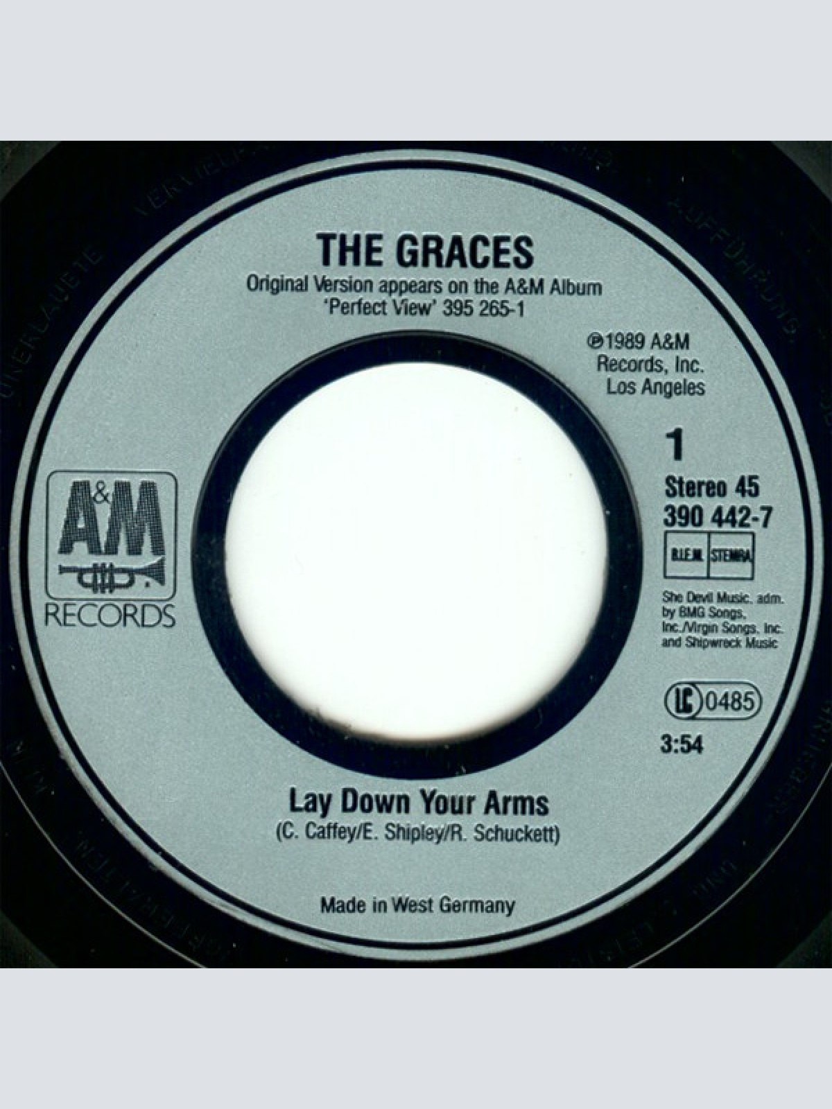 Vinyl / The Graces - Lay Down Your Arms