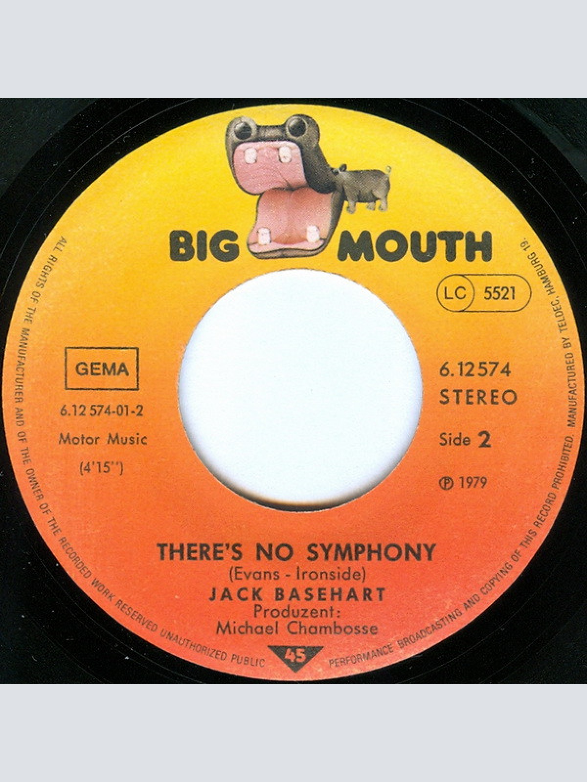 Vinyl / Jack Basehart - In The Morning