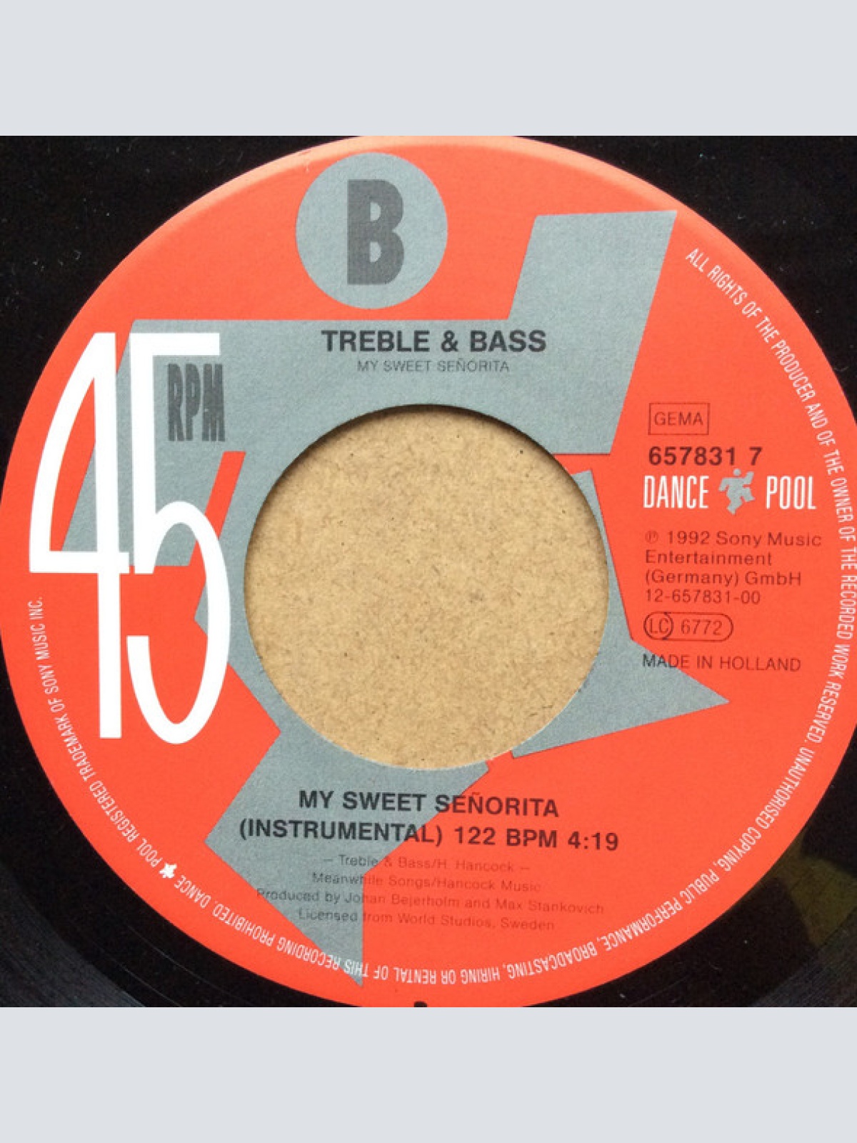 Vinyl / Treble & Bass - My Sweet Señorita