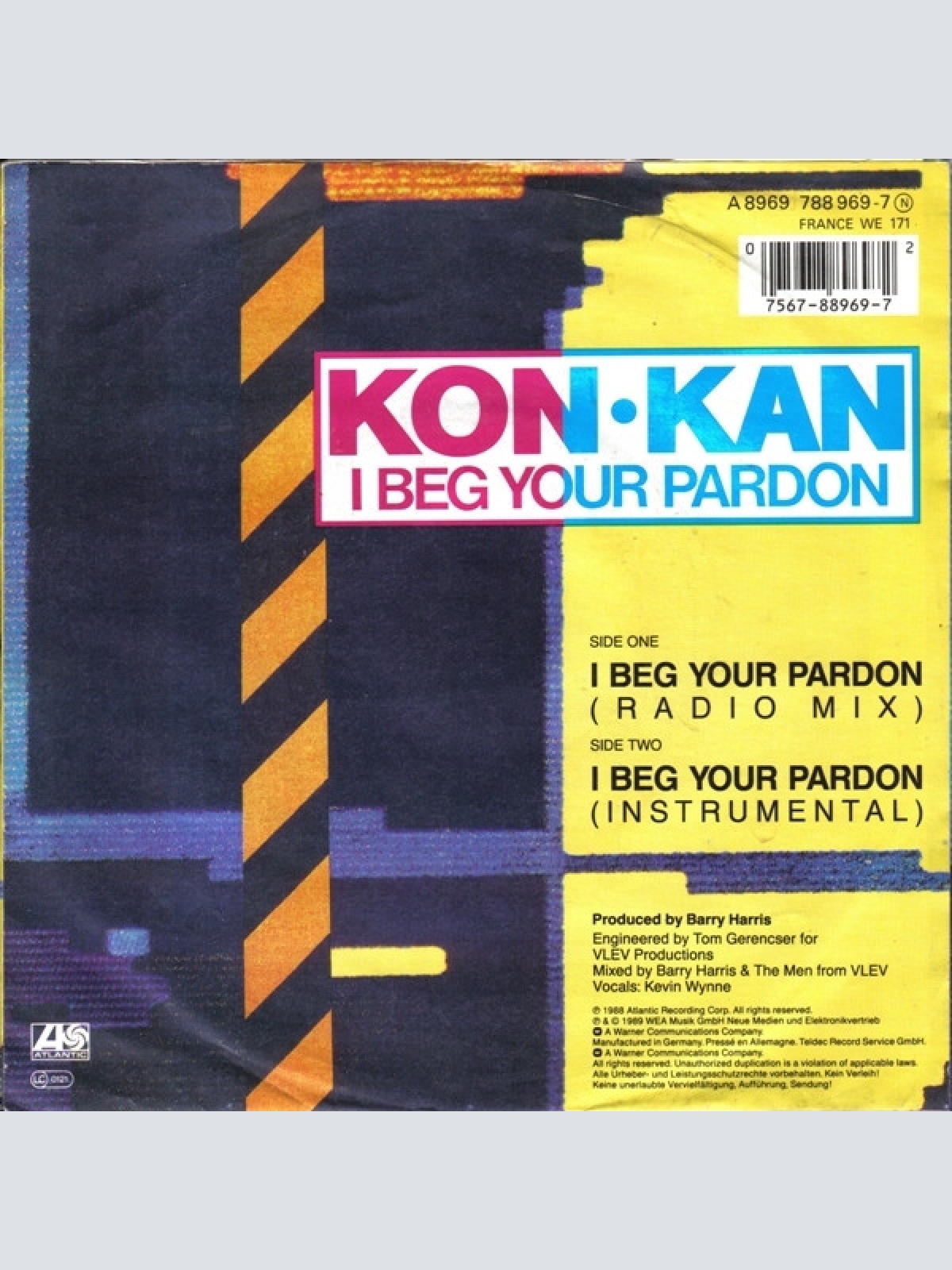 Vinyl / Kon Kan - I Beg Your Pardon
