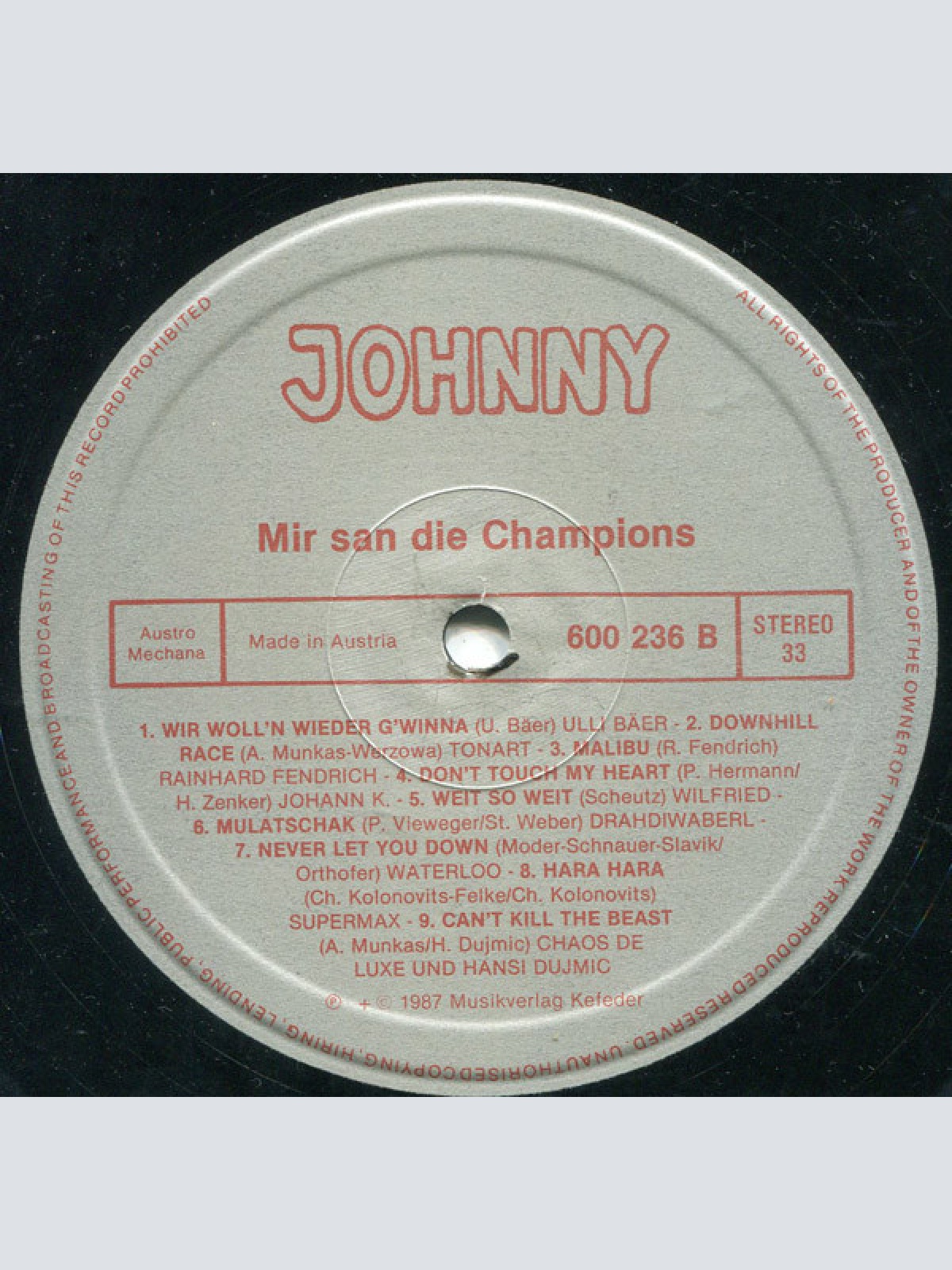 Vinyl / Various - Mir San Die Champions