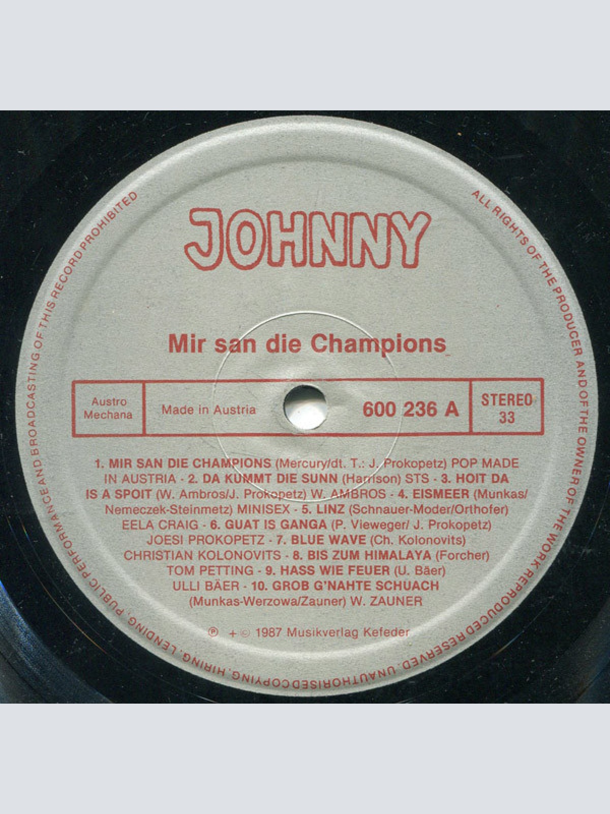 Vinyl / Various - Mir San Die Champions